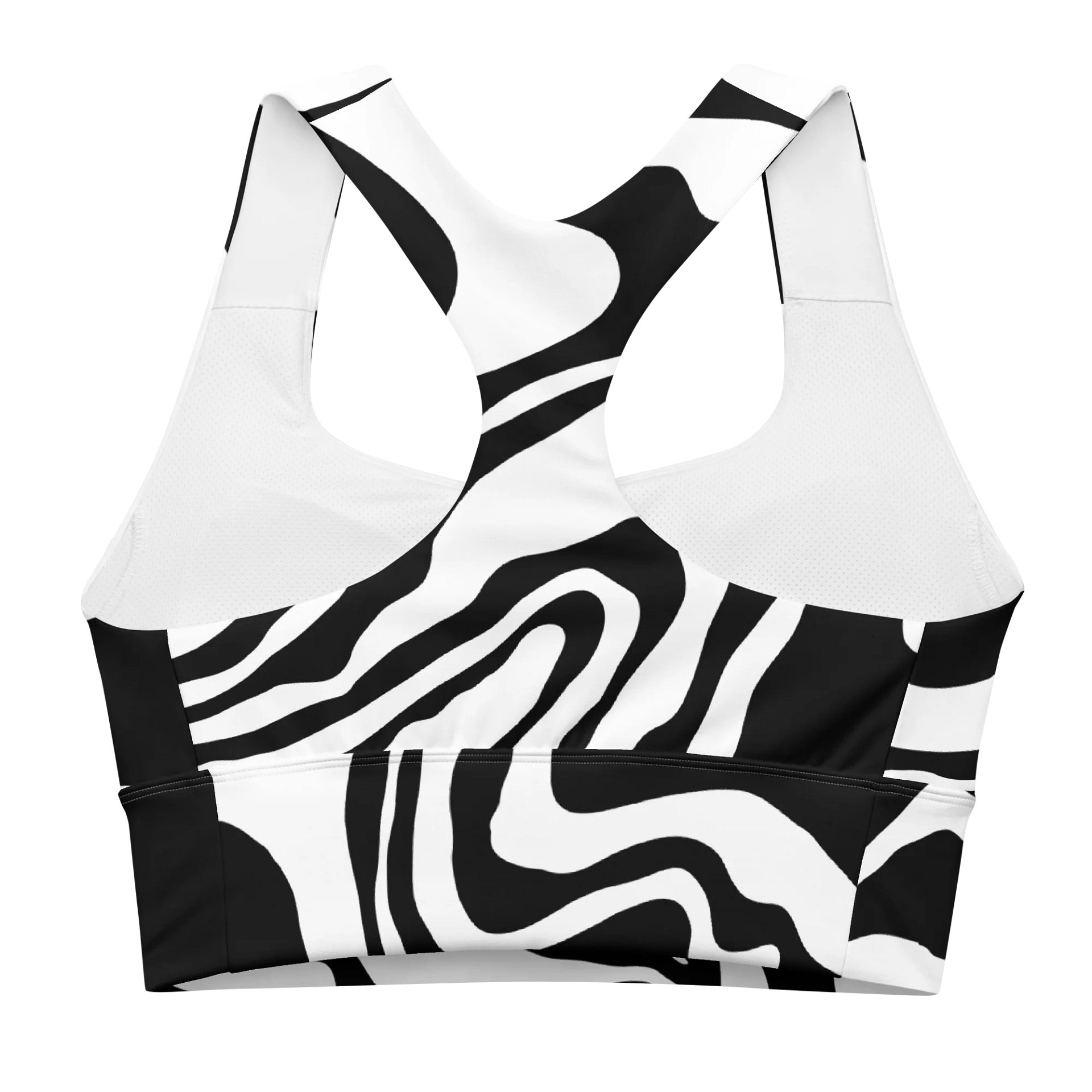 Psychedelic Topography All-Over Sports Bra product image (2)