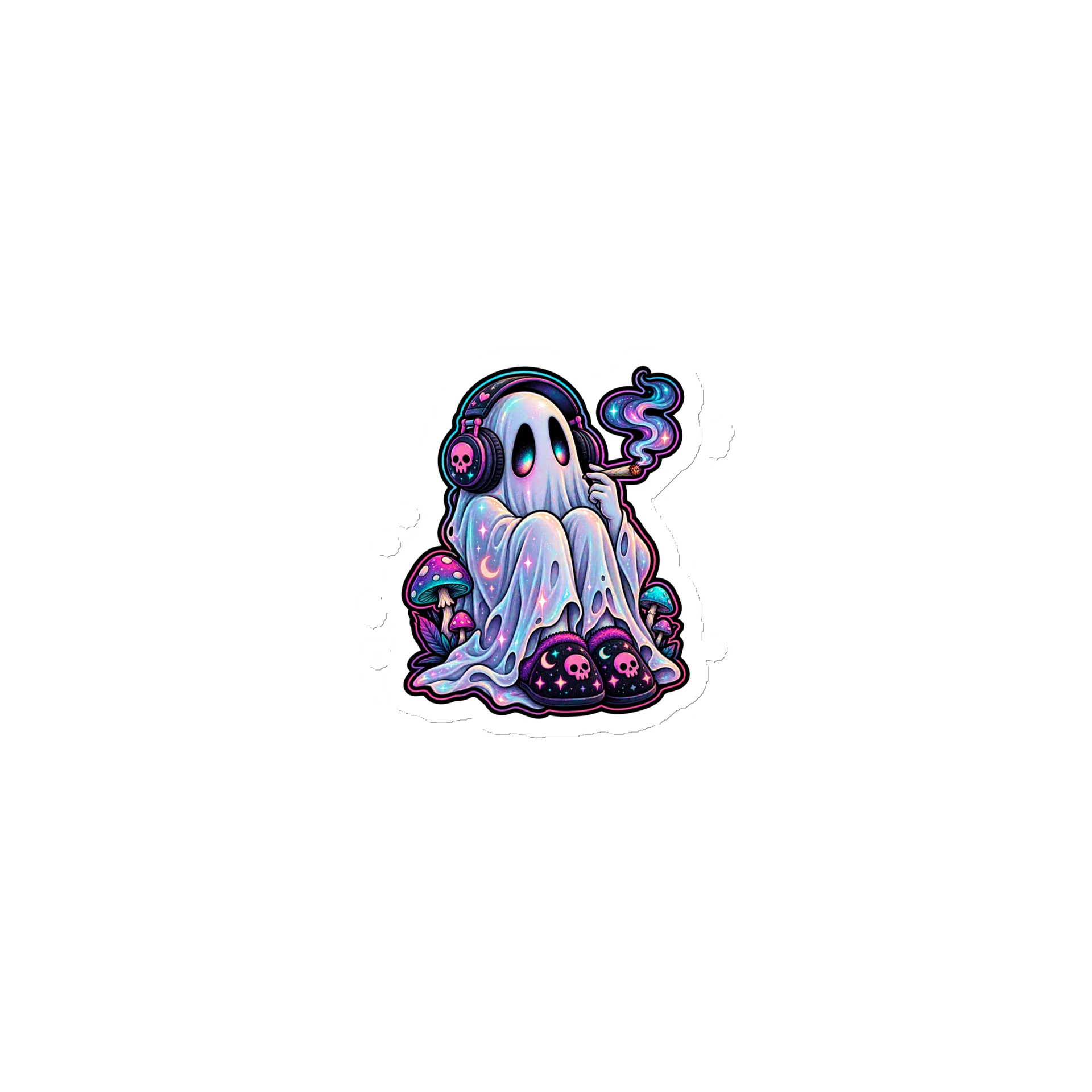 Stoner Ghost Die Cut Magnet product image (1)