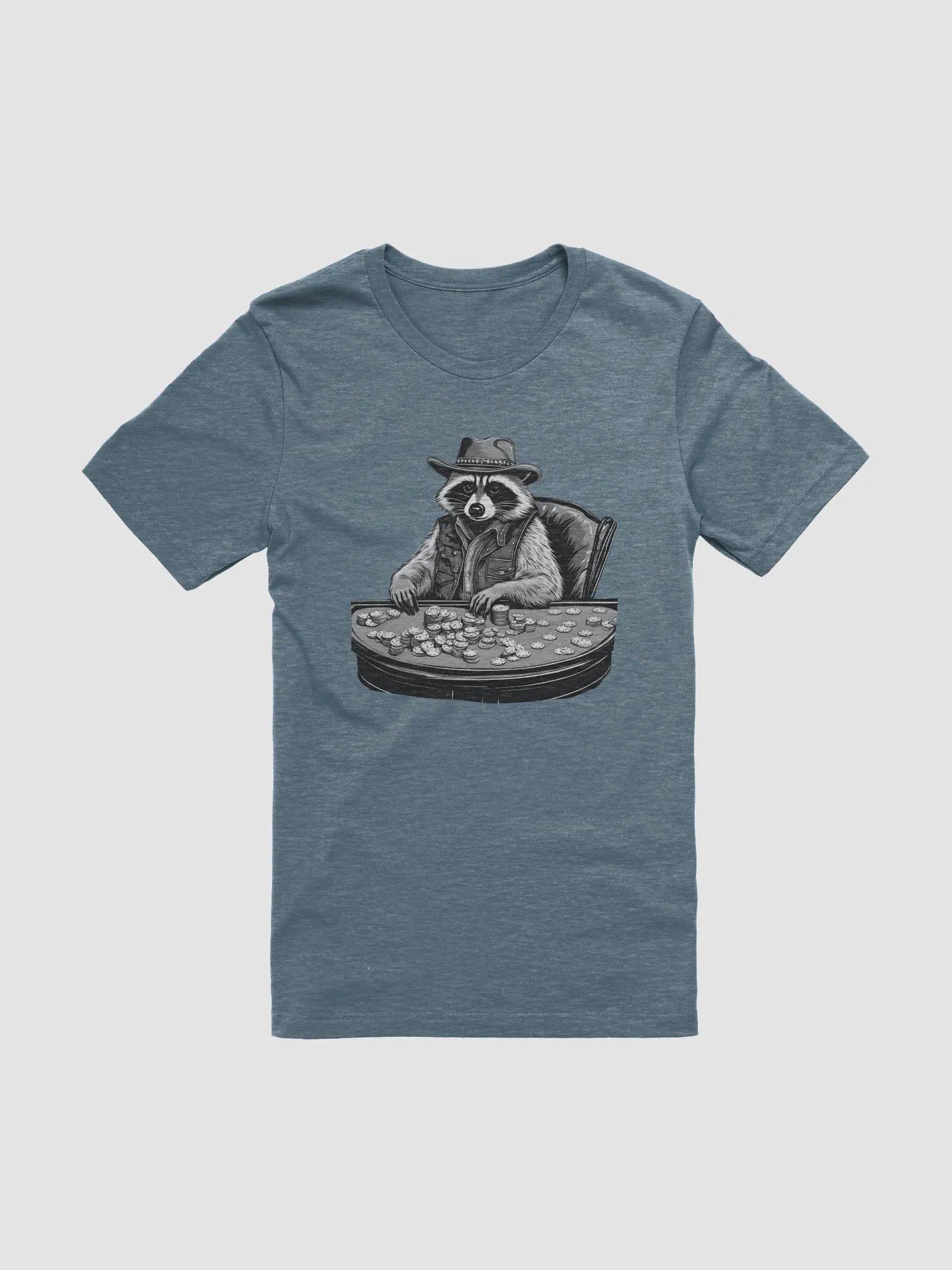 "Poker Pro Racoon" - T-Shirt product image (1)