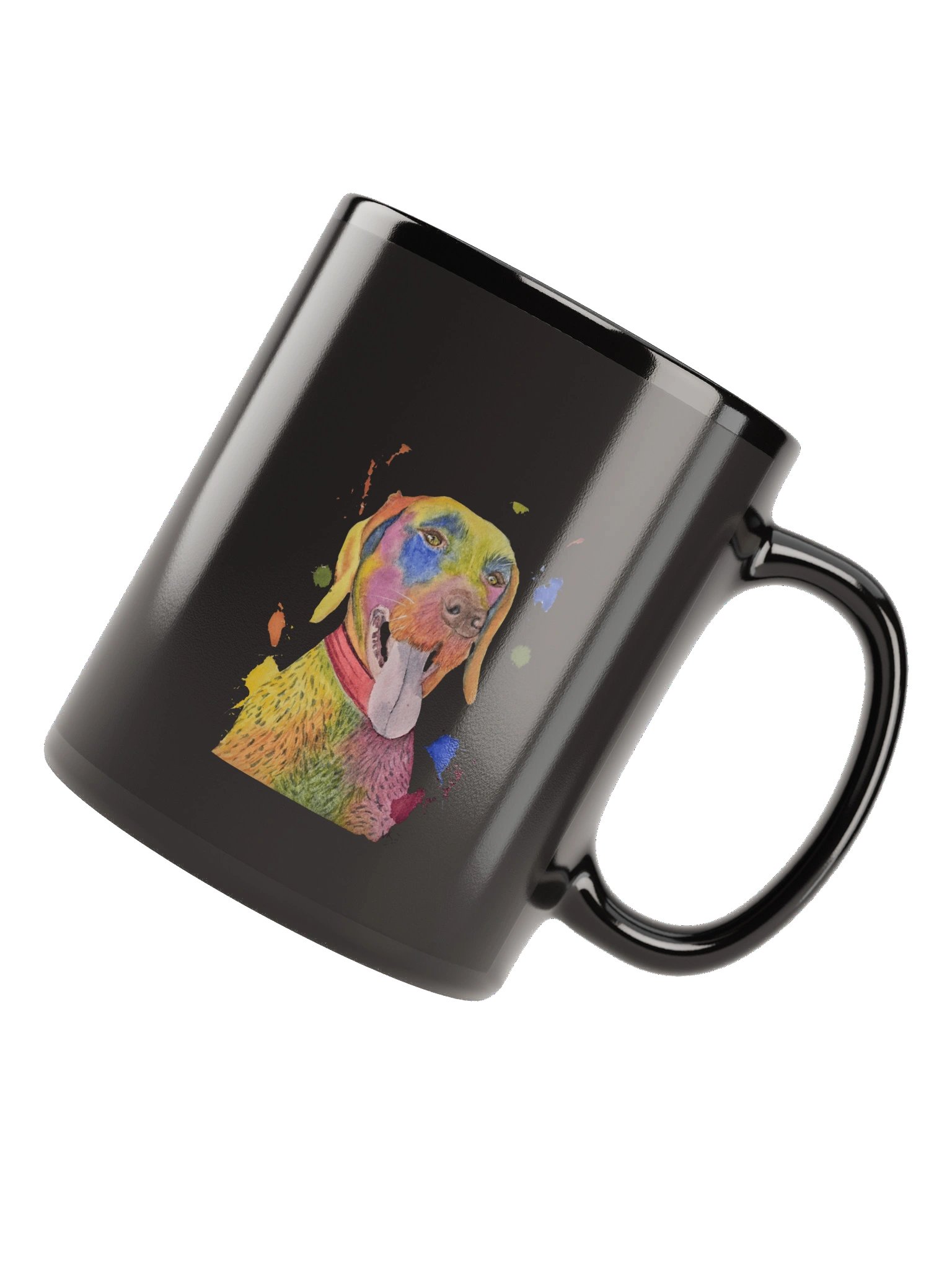 Yvie - Black Glossy Mug product image (6)