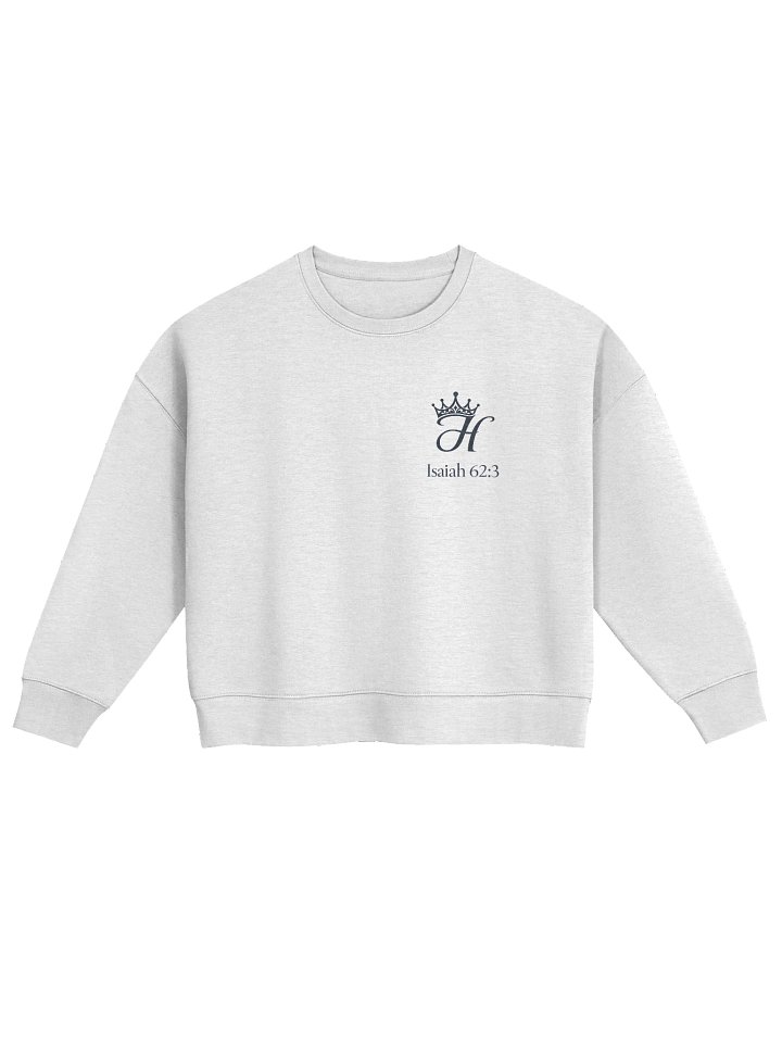 Crown-Her Foundations Sweatshirt — Charcoal Mark product image (1)
