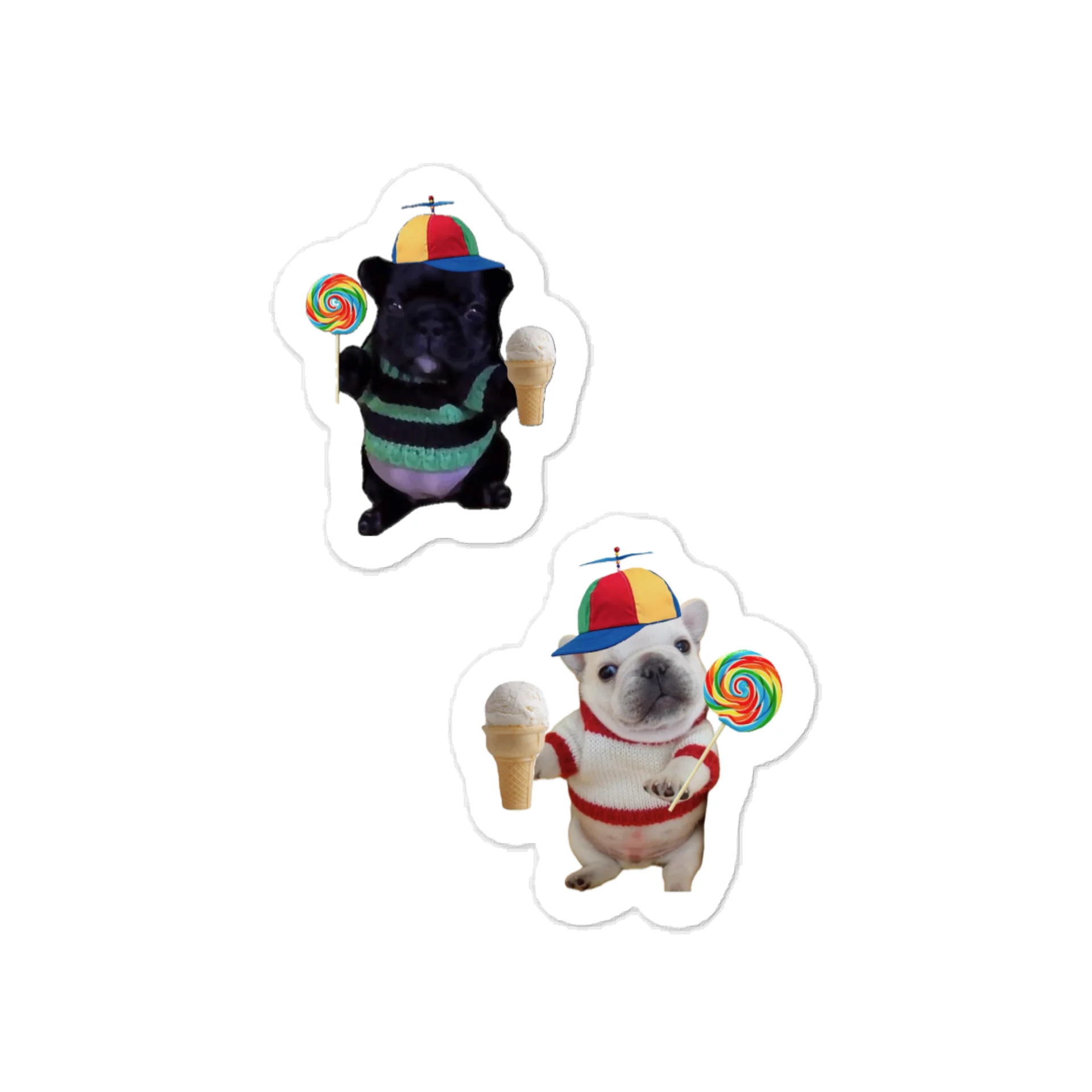 silly pibble pair stickers product image (1)