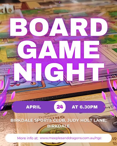 🎲💛 Redlands Tabletop Gaming Club Board Game Night 💛🎲

Looking for a laid-back, fun way to meet new people? Come along this ...