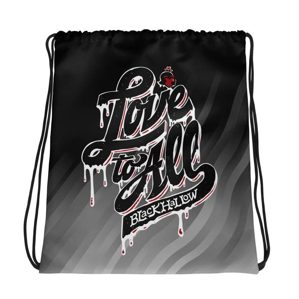 L2A Black Drawstring Bag product image (2)