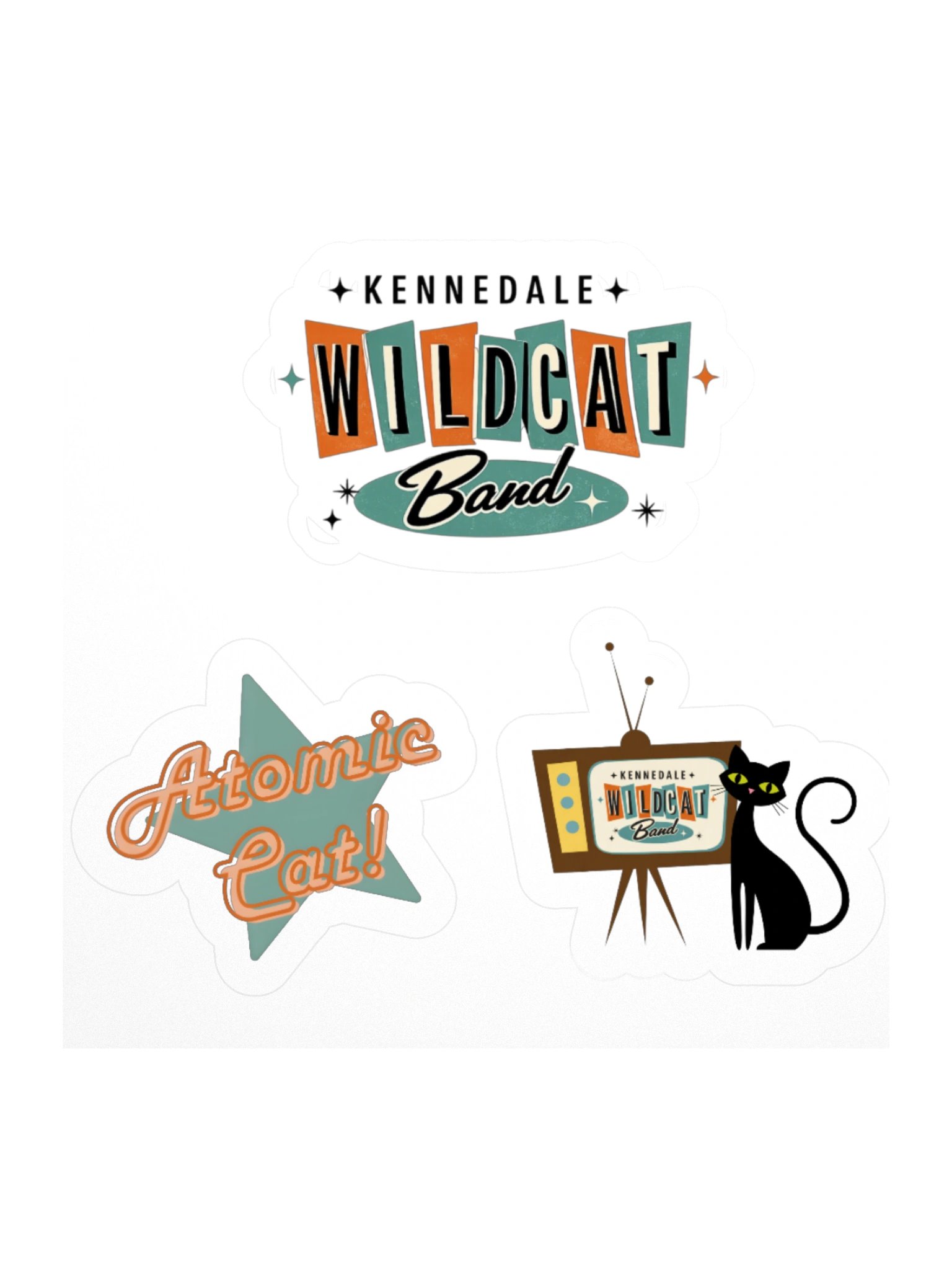 Atomic Cat Sticker Sheet product image (2)