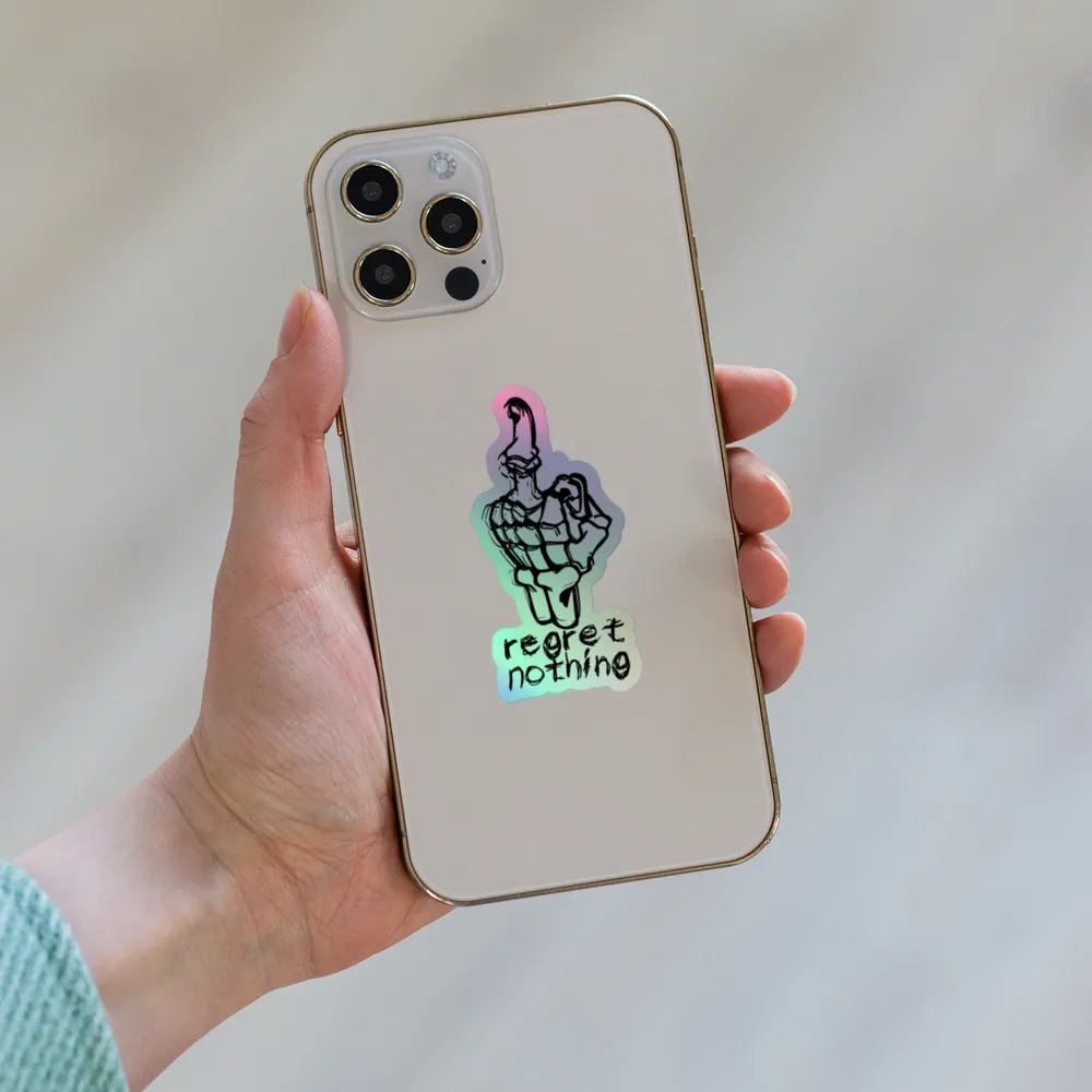 Regret Nothing Sticker product image (8)