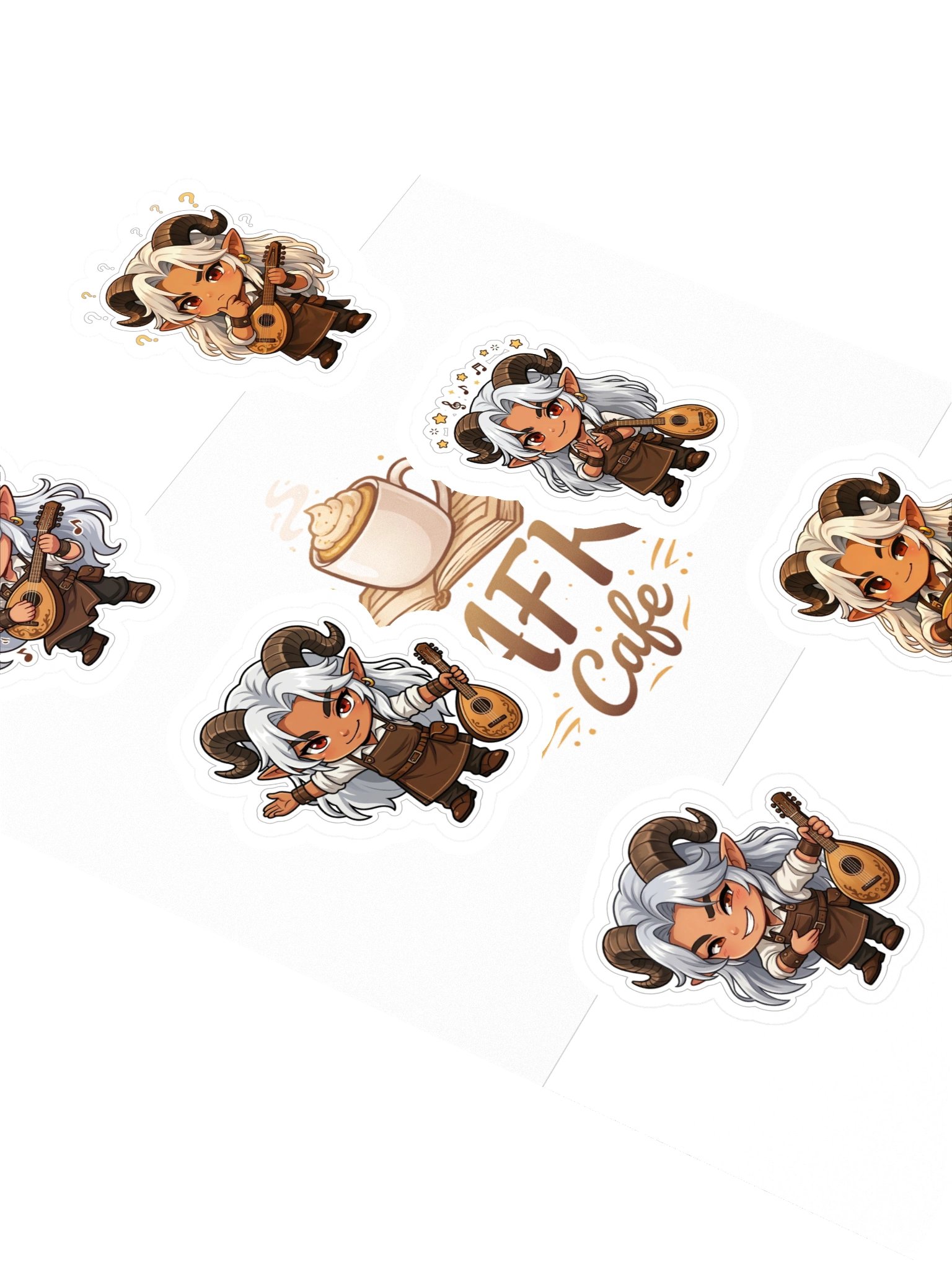 AFK Cafe | Yang Sticker Sheet 🎶 product image (2)