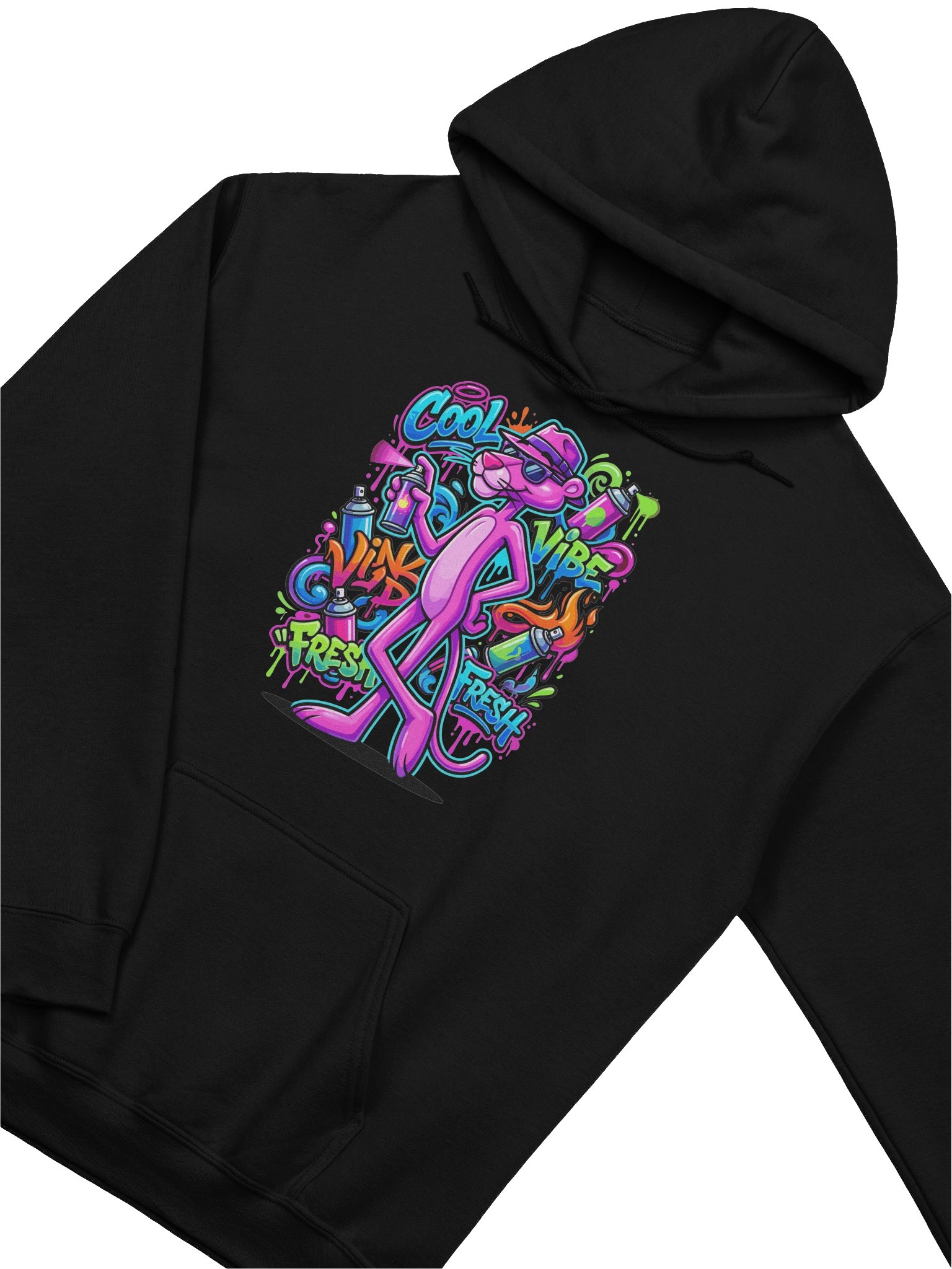 Pink Panter graffiti hoodie1 product image (26)