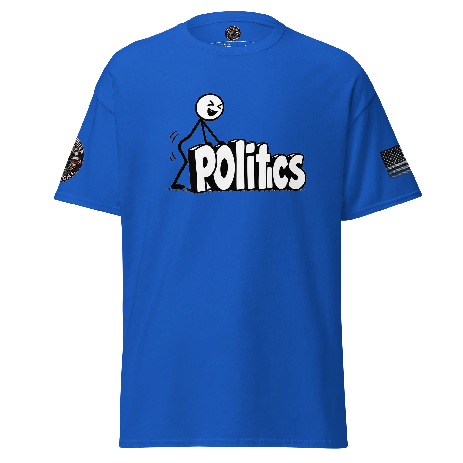 Black Unisex Soft Style Politics shirt product image (1)