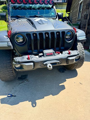 Swapped the Apex 12k winch out for a new @openroad_4wd 13.5k winch. I have been running their winches on Off Duty and the tra...