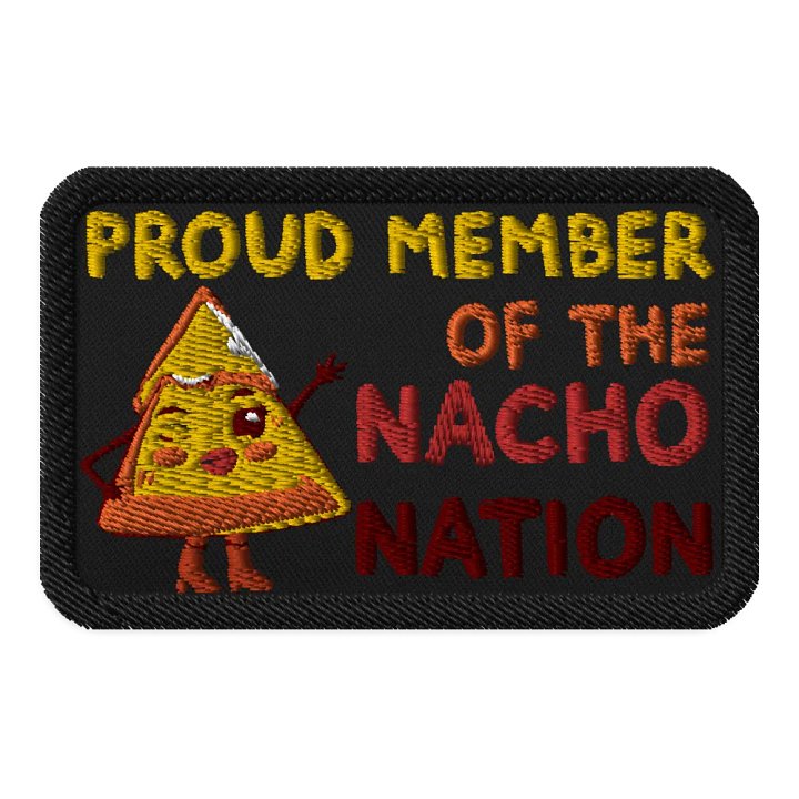 Nacho Nation Embroidered Patch product image (1)