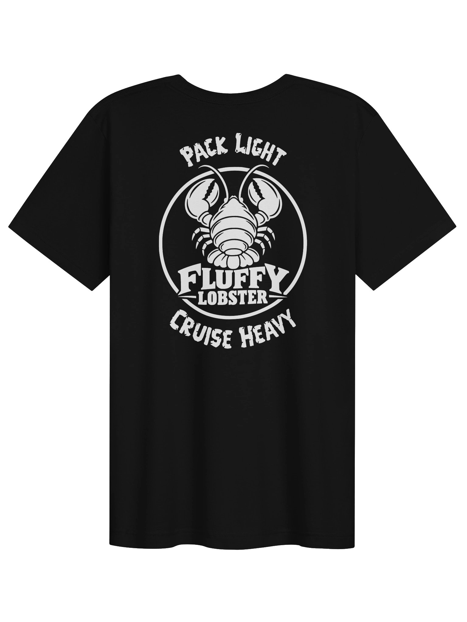 Fluffy Lobster Logo - front/back print product image (16)