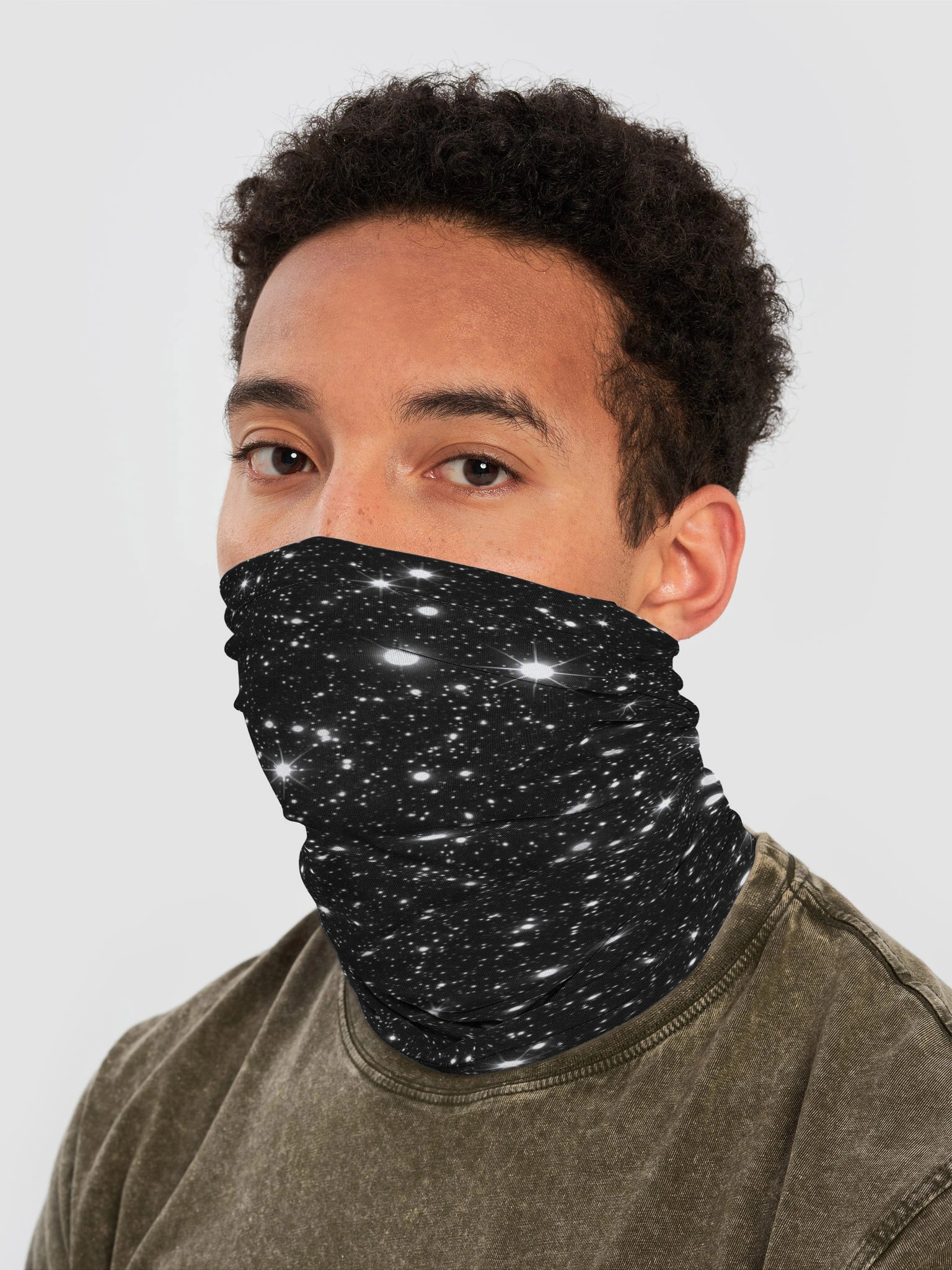KawaiiKanikaKitten White Neck Gaiter product image (2)