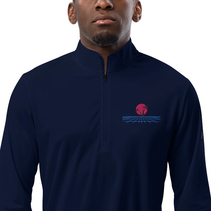 Neon Palms Retro Quarter-Zip Pullover product image (1)