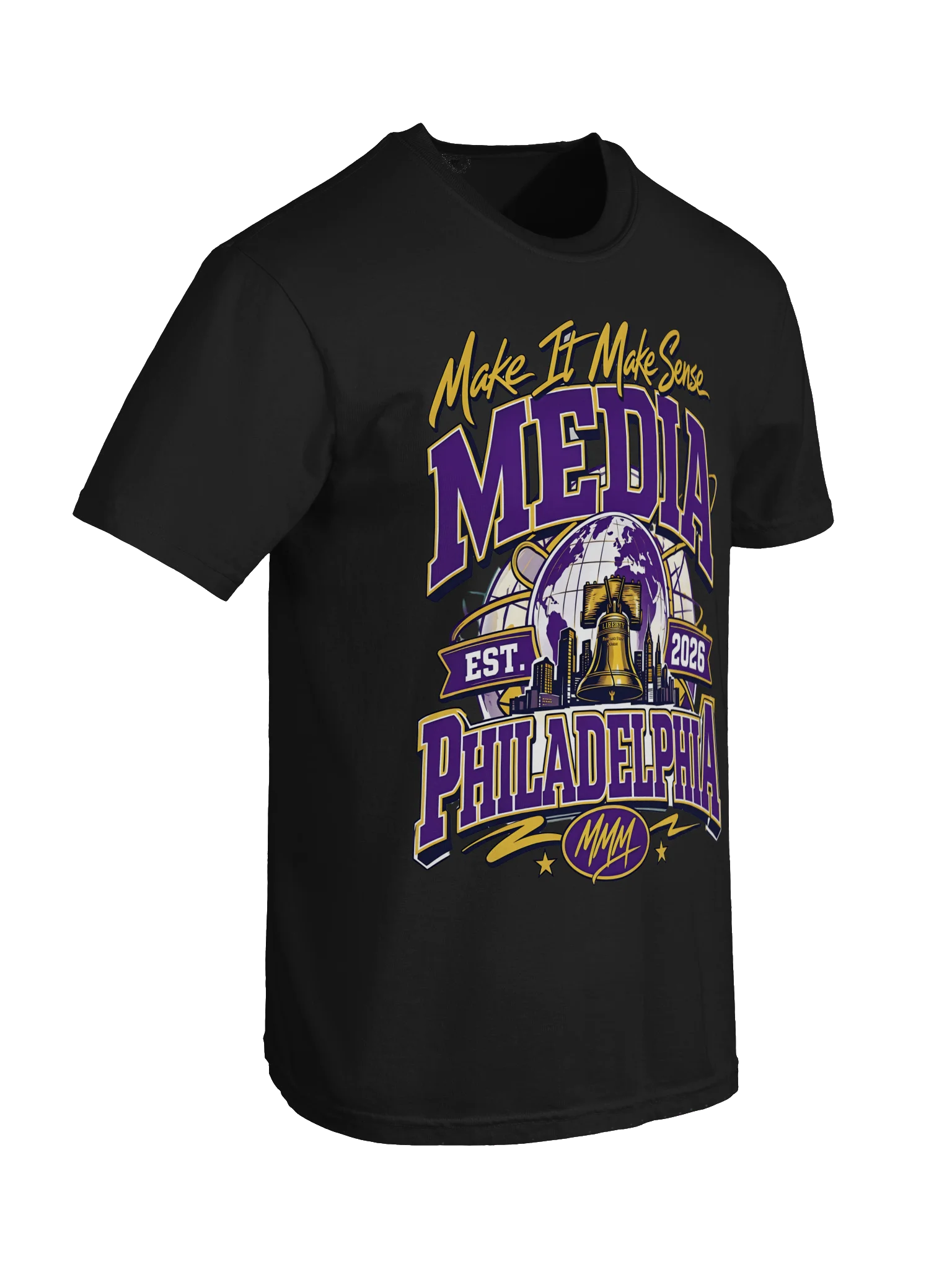 Make It Make Sense MEDIA Philadelphia Logo Tee product image (37)