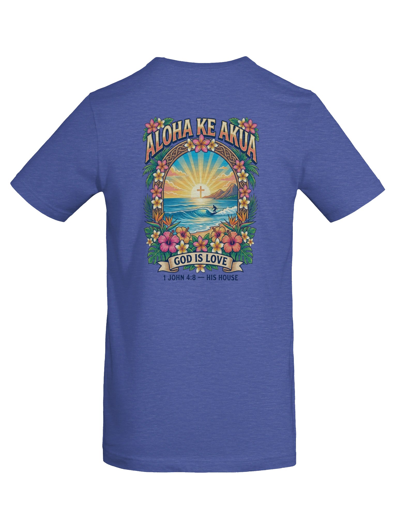 His House Unisex "Aloha Ke Akua" T-Shirt product image (6)