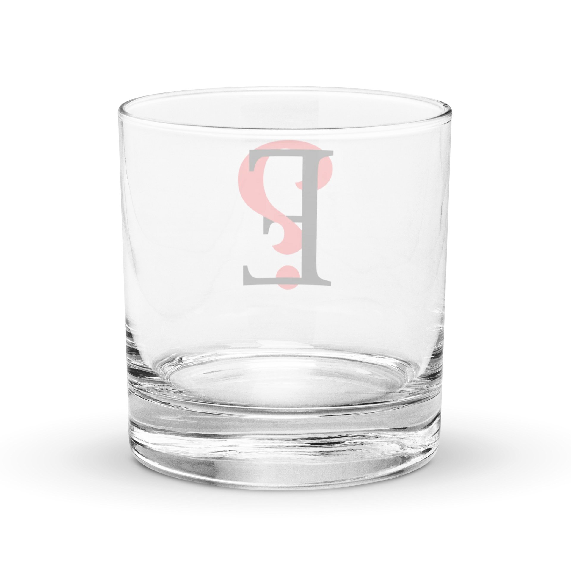 Question Mark Logo Rocks Glass product image (4)