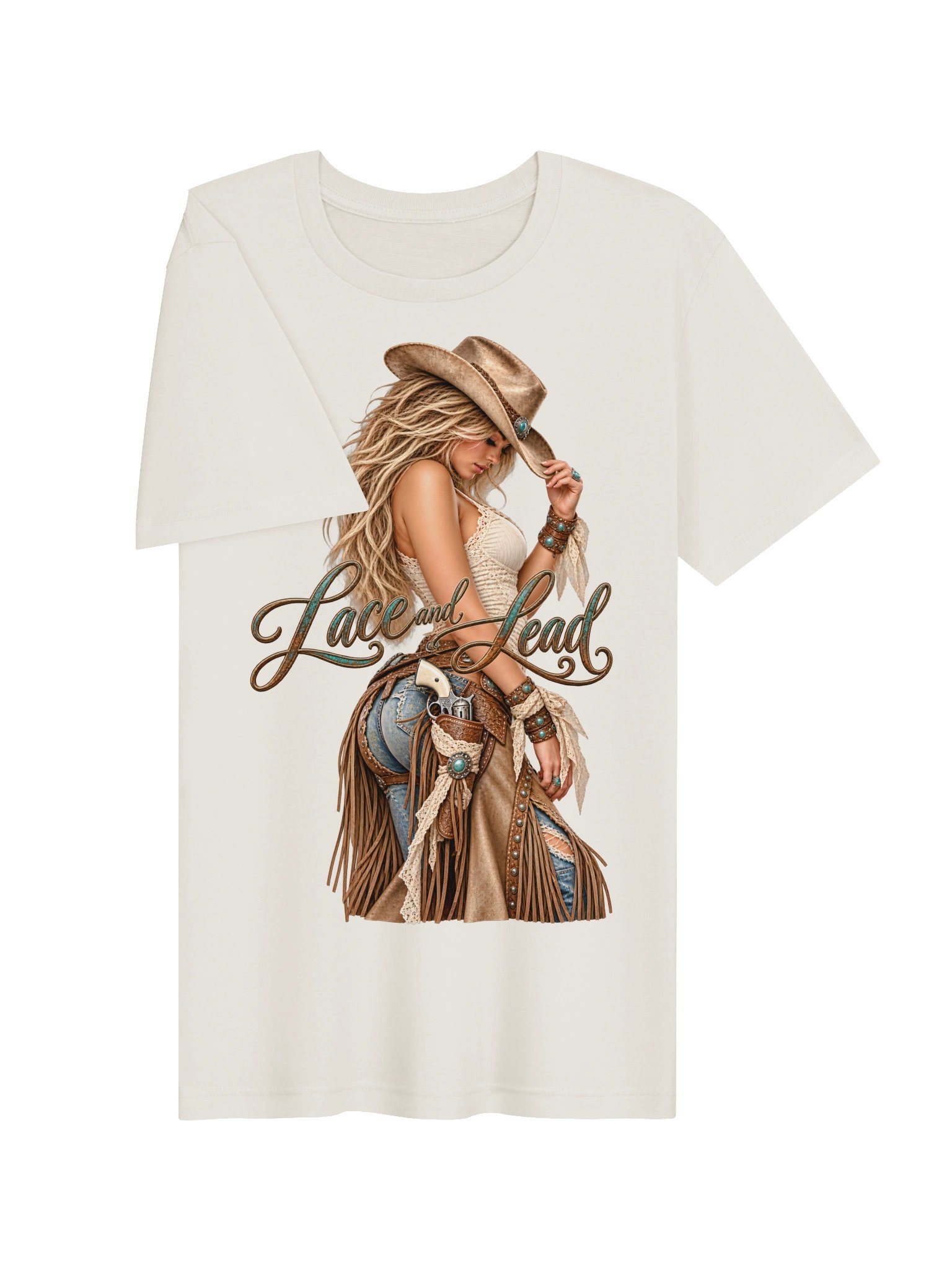 Lace & Lead Cowgirl Tee product image (3)