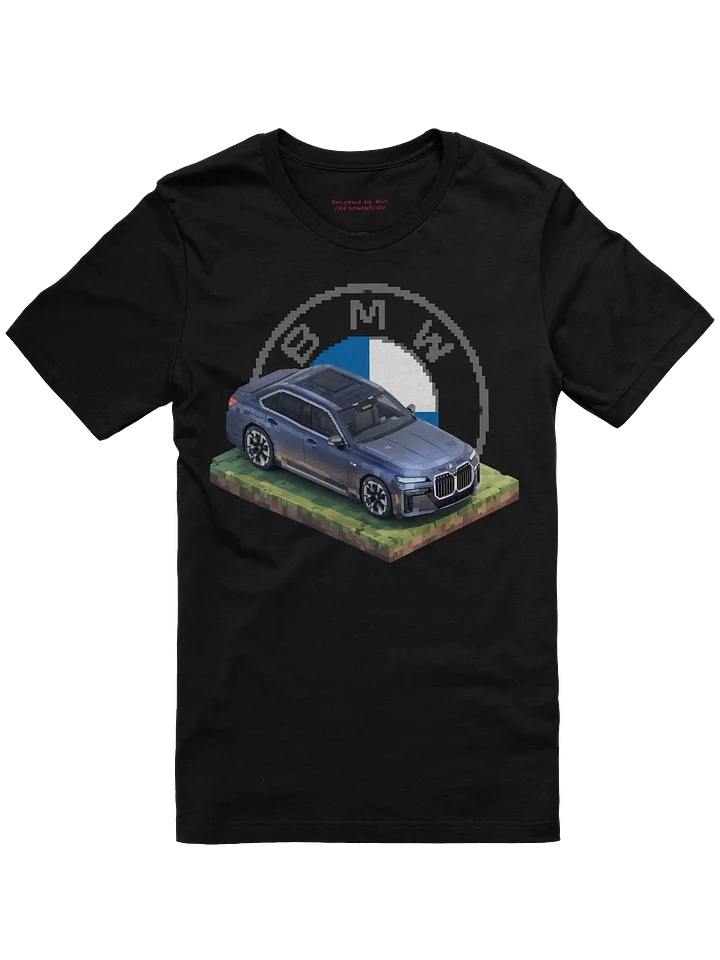 Frozen Blue BMW 7 Series Shirt (Pixel, Retro, Minecraft) product image (5)
