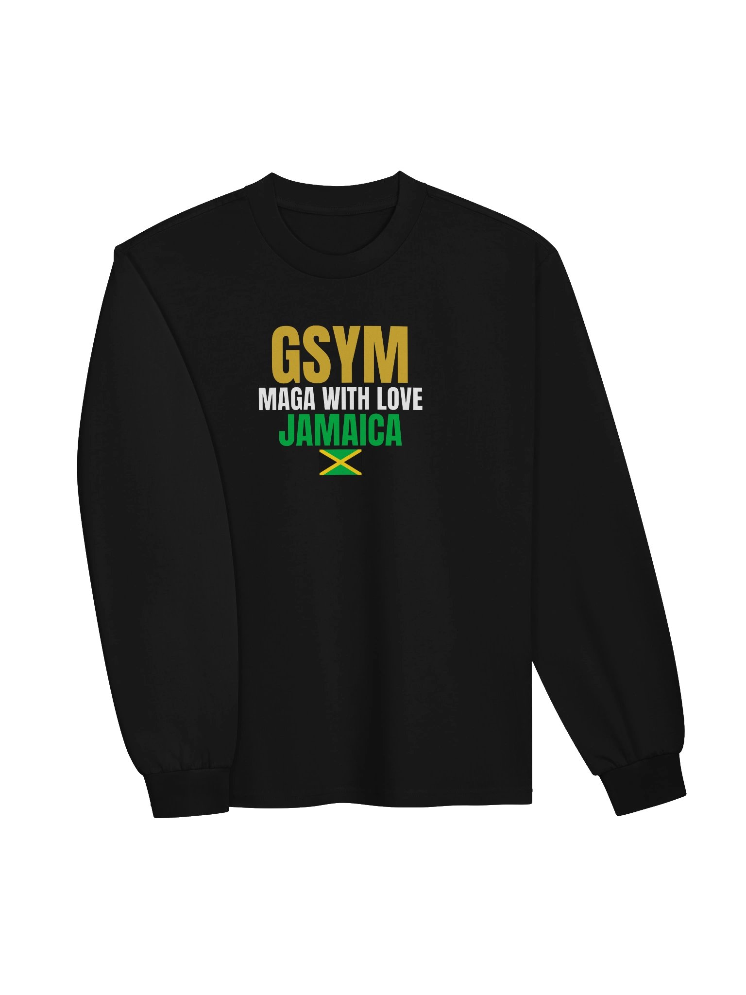 GSYM / MAGA With Love / Jamaica — Bold Tee Long Sleeve product image (3)