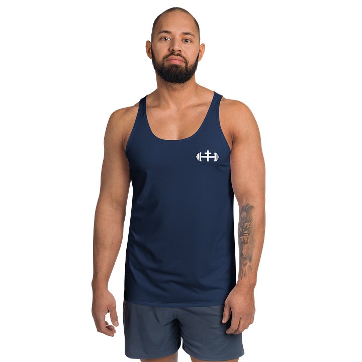 His House Unisex Performance Tank - Navy product image (1)