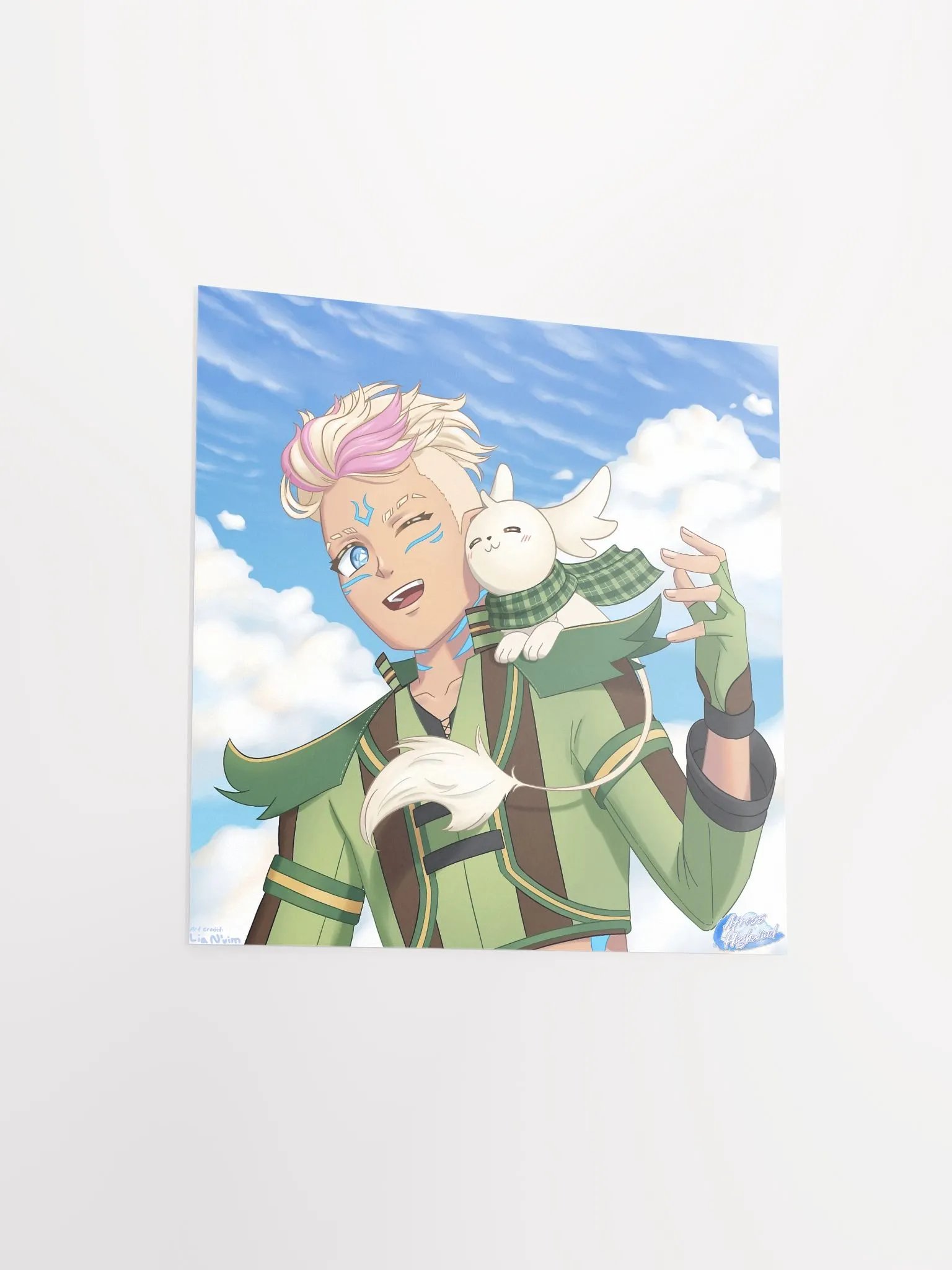 'Inseperable Duo' Square Matte Poster product image (9)