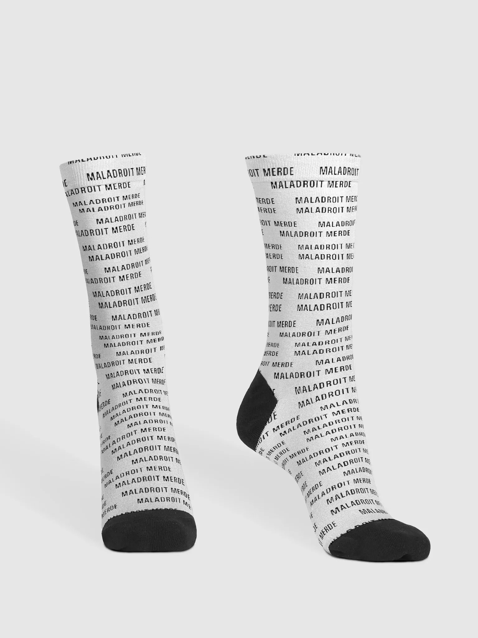 MALADROIT MERDE NEWSPAPER SOCKS product image (2)