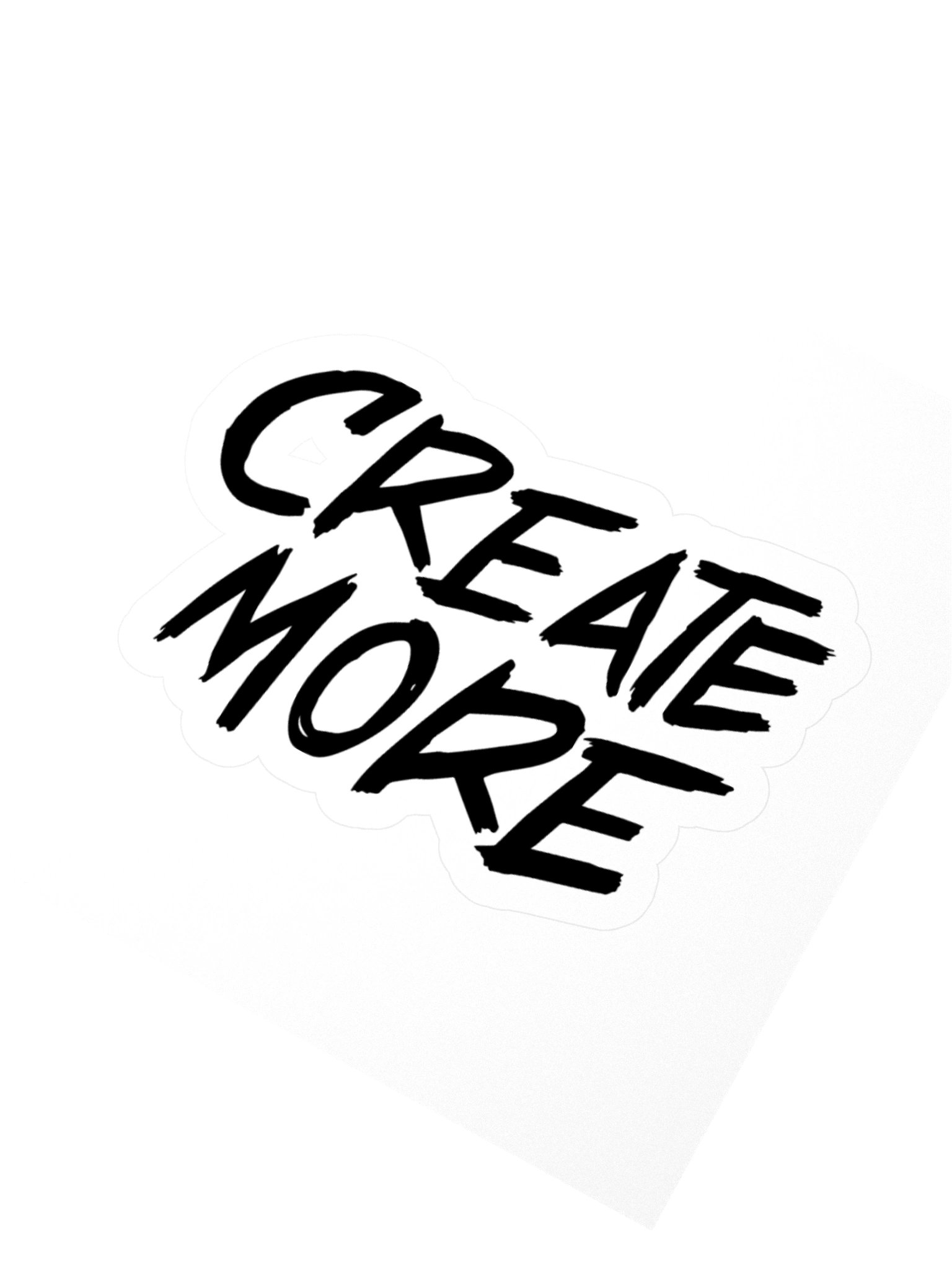 Create More Sticker - BLK product image (6)