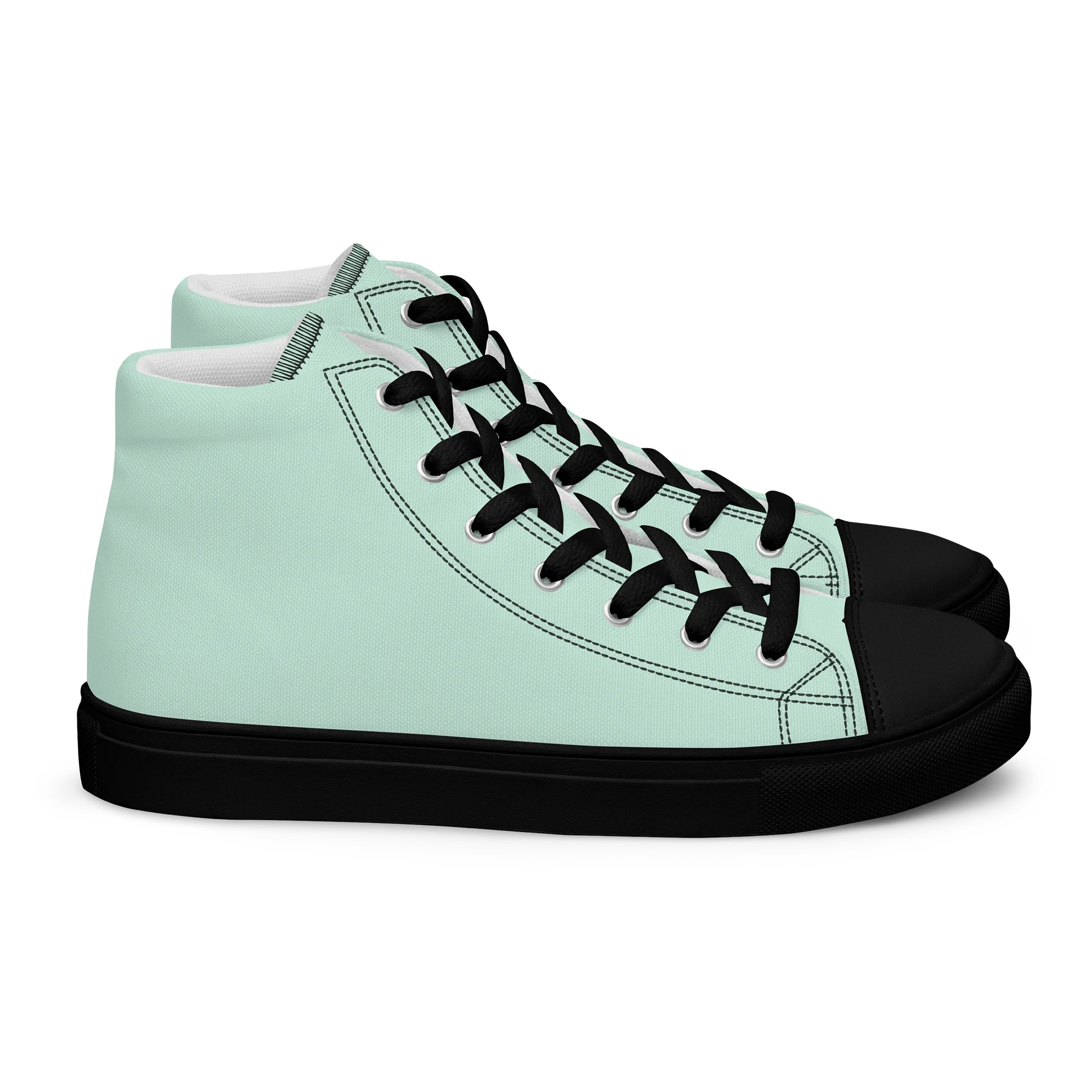 WORK YOUR DOG — Retro Graphic Women's High-Top Sneakers product image (2)
