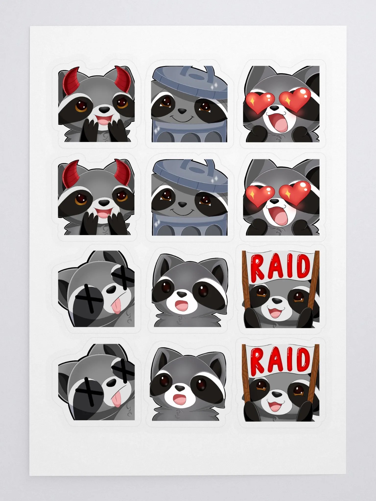 Emote Sticker Sheet product image (3)