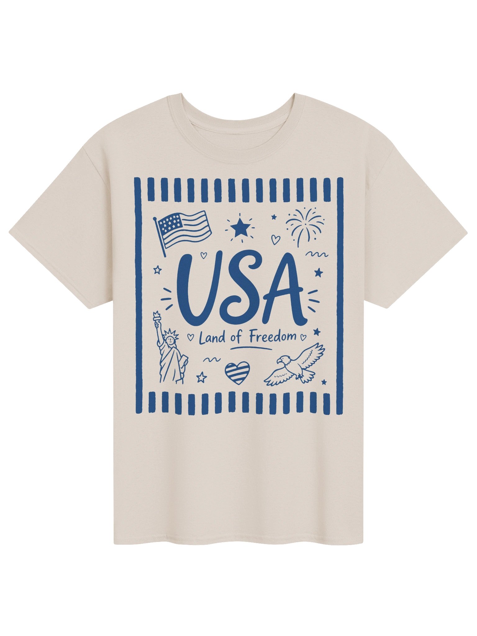USA Land of Freedom Patriotic Tee product image (8)