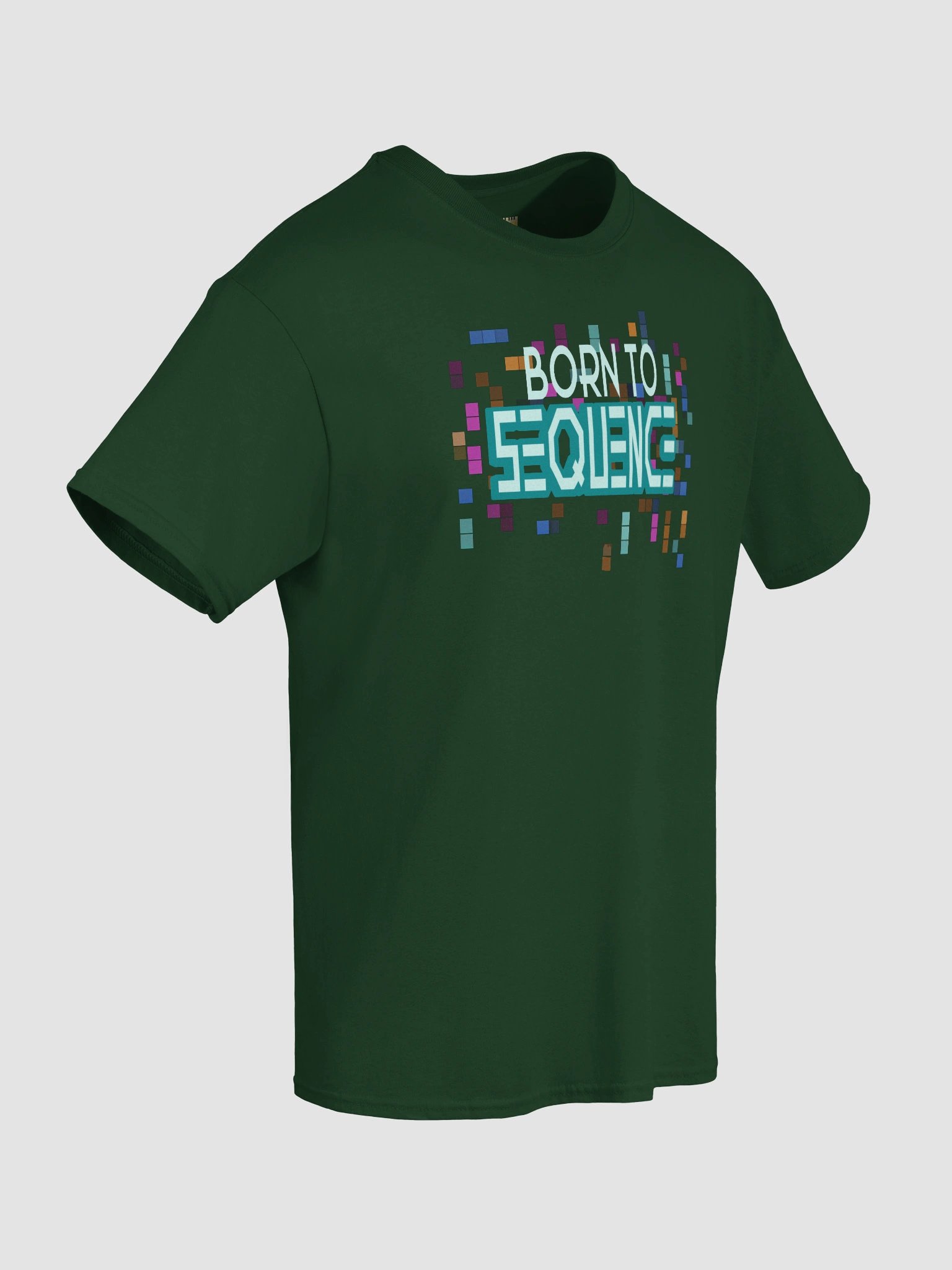 BORN TO SEQUENCE, by Frank Fonik Unisex t-shirt product image (45)