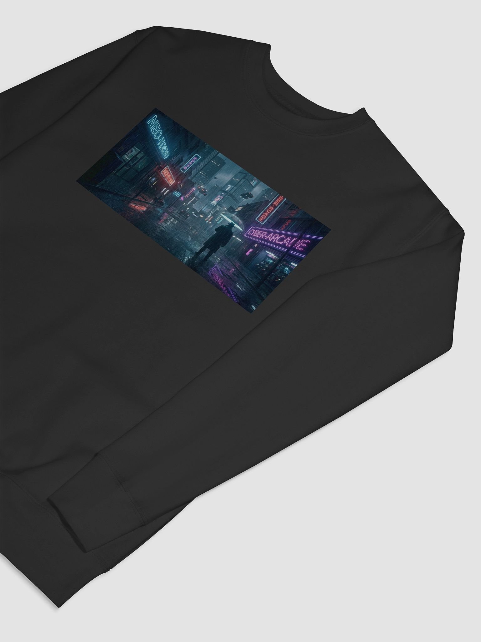 Neon Rainfall Premium Sweatshirt product image (7)