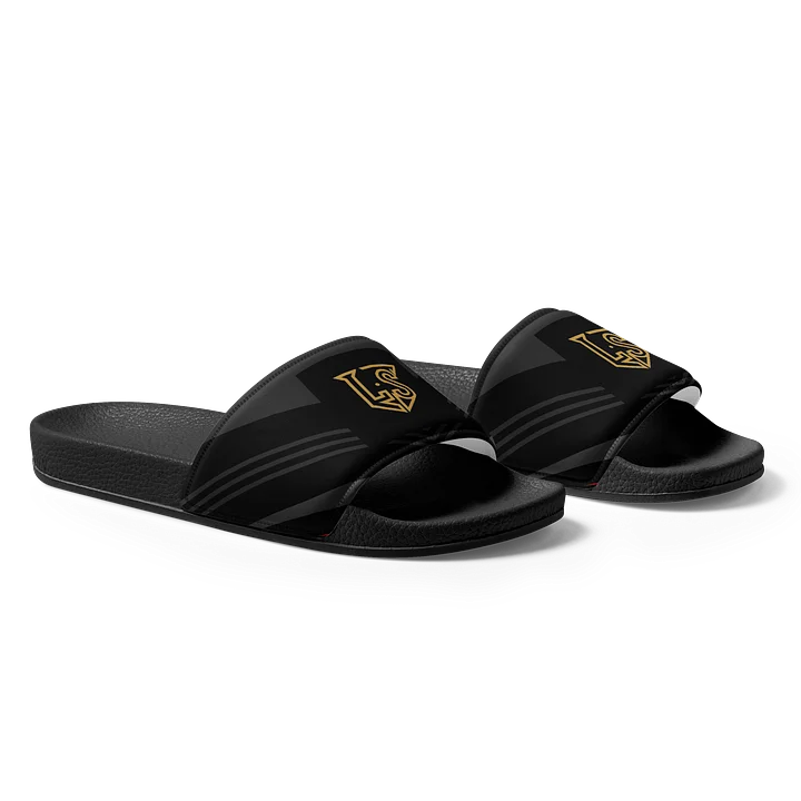 Lafate Store black and gold Slippers product image (1)