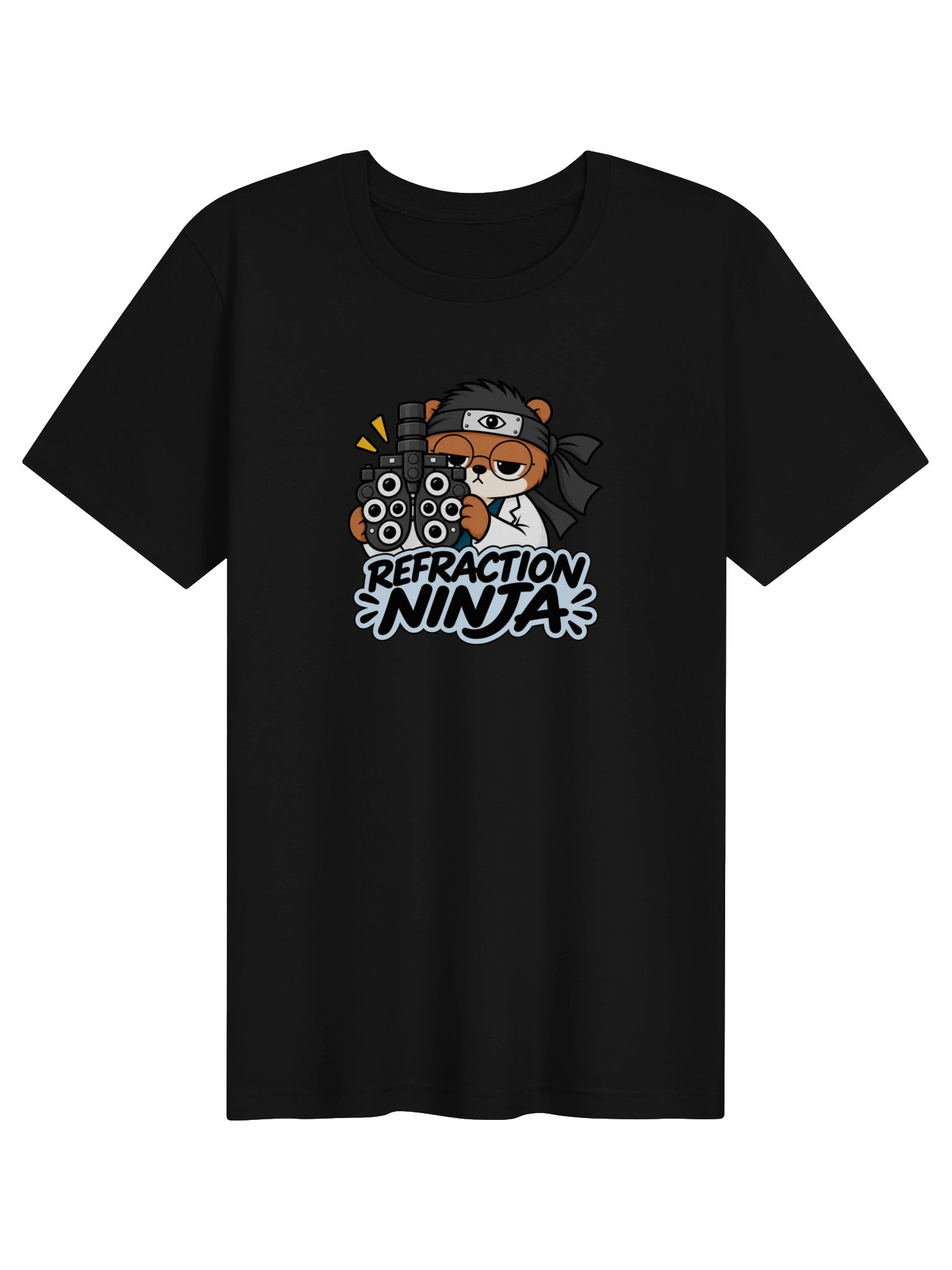 Sleepy Optometrist Refraction Ninja T-Shirt product image (1)