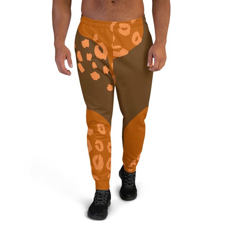 Orange Wilderness Camo Men's Joggers product image (2)