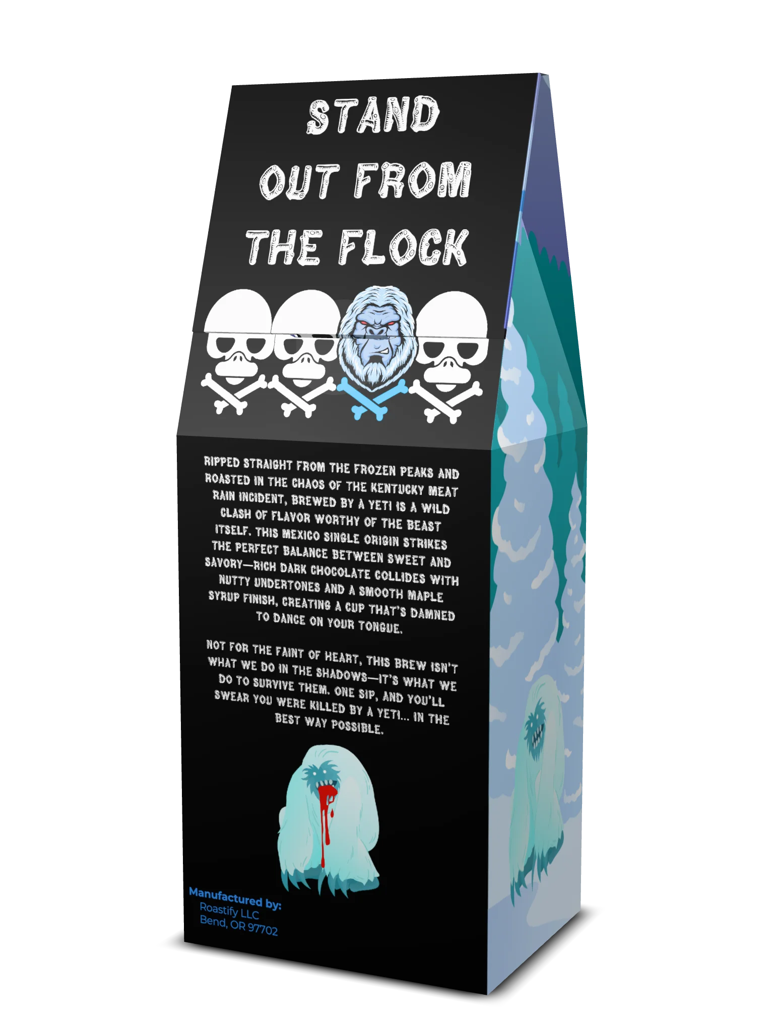 Killed by a Yeti Brewed by a Yeti Coffee and Tumbler product image (2)