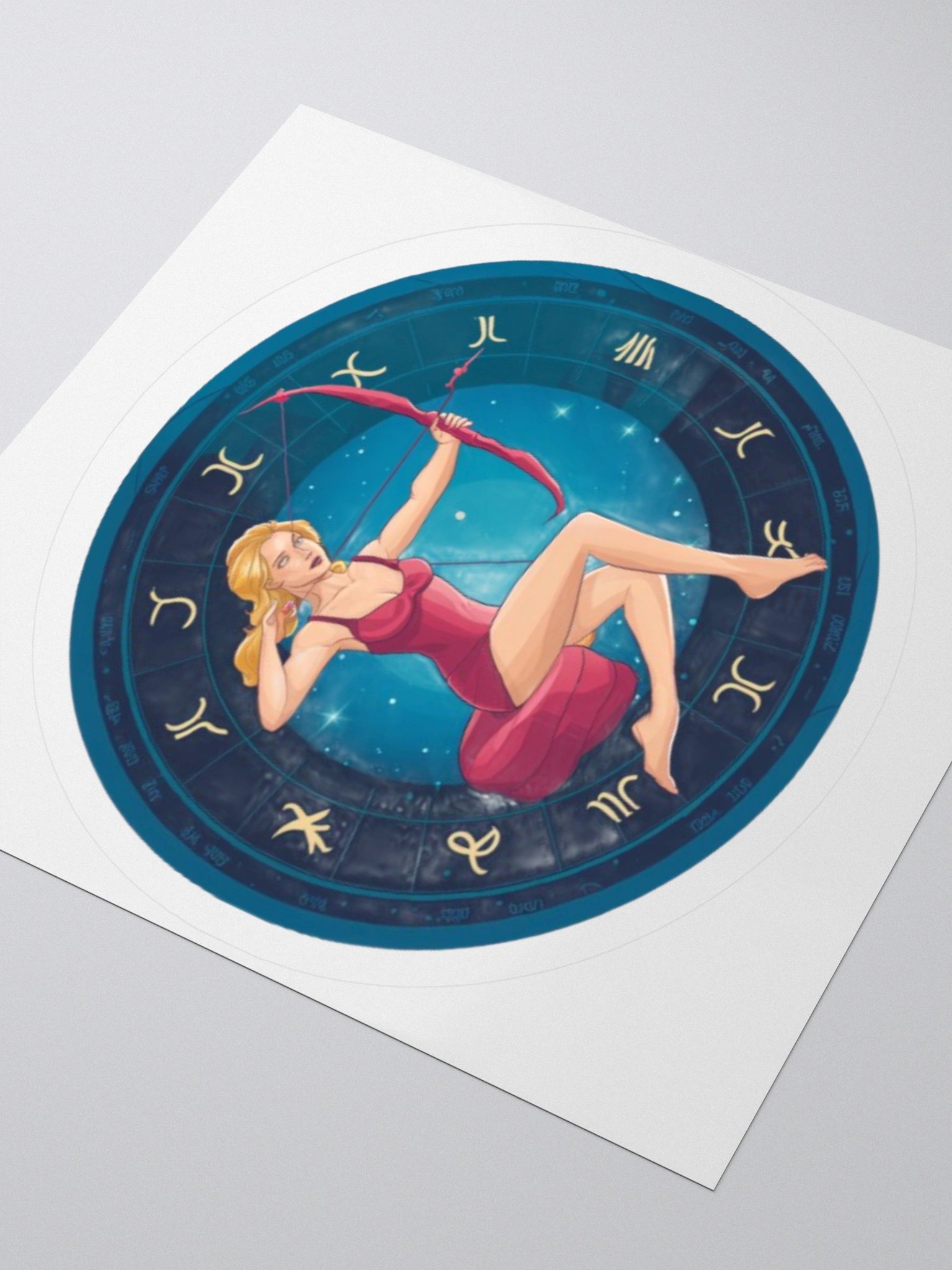 Exclusive Sagittarius Zodiac Sticker: Centaur Archer in Cosmic Twilight - Perfect for Astrology Fans and Unique Gifts! product image (7)