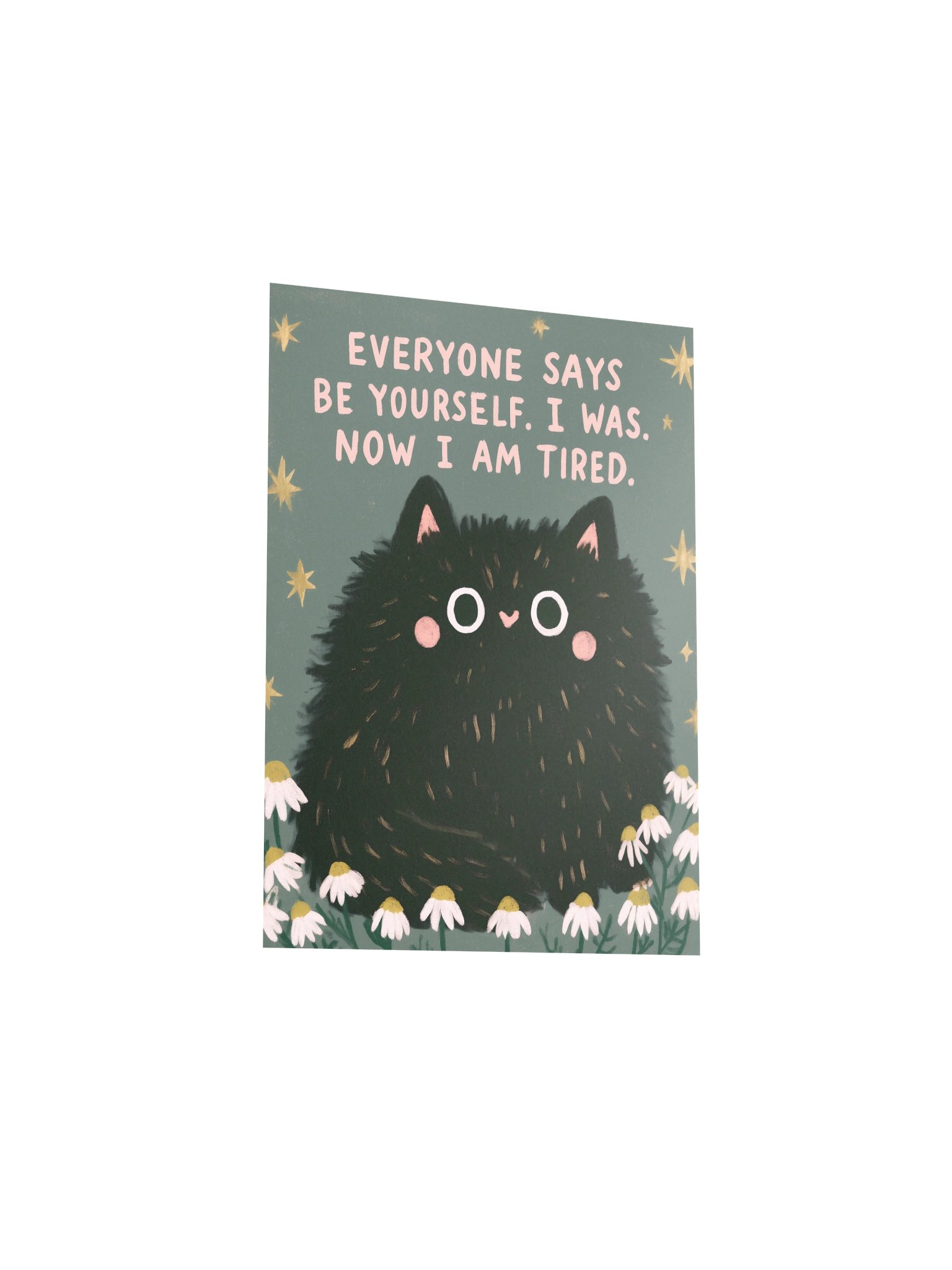 Be Yourself, Then Rest Cat Poster product image (25)