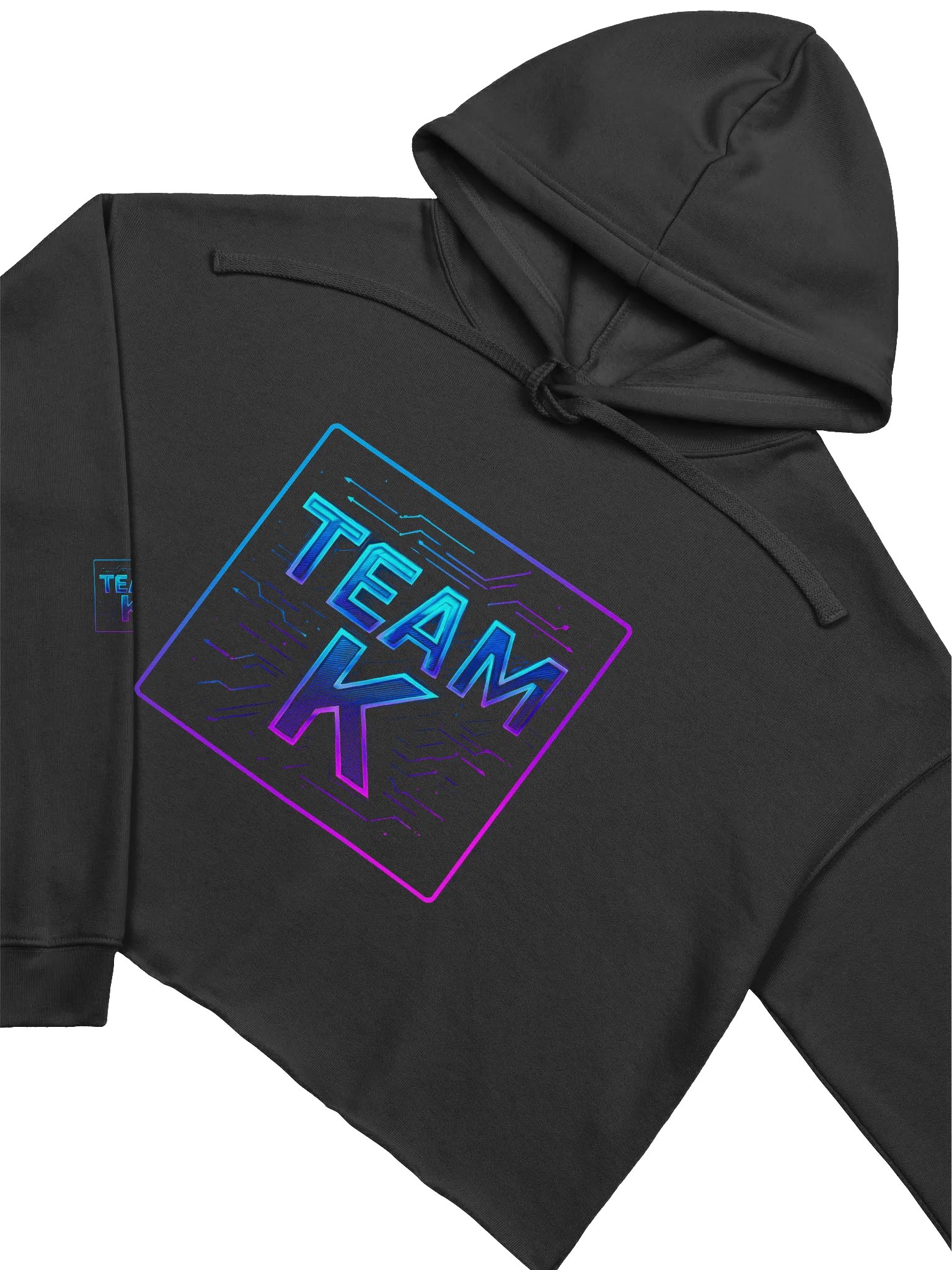 Team K V-11 Crop Hoodie product image (3)