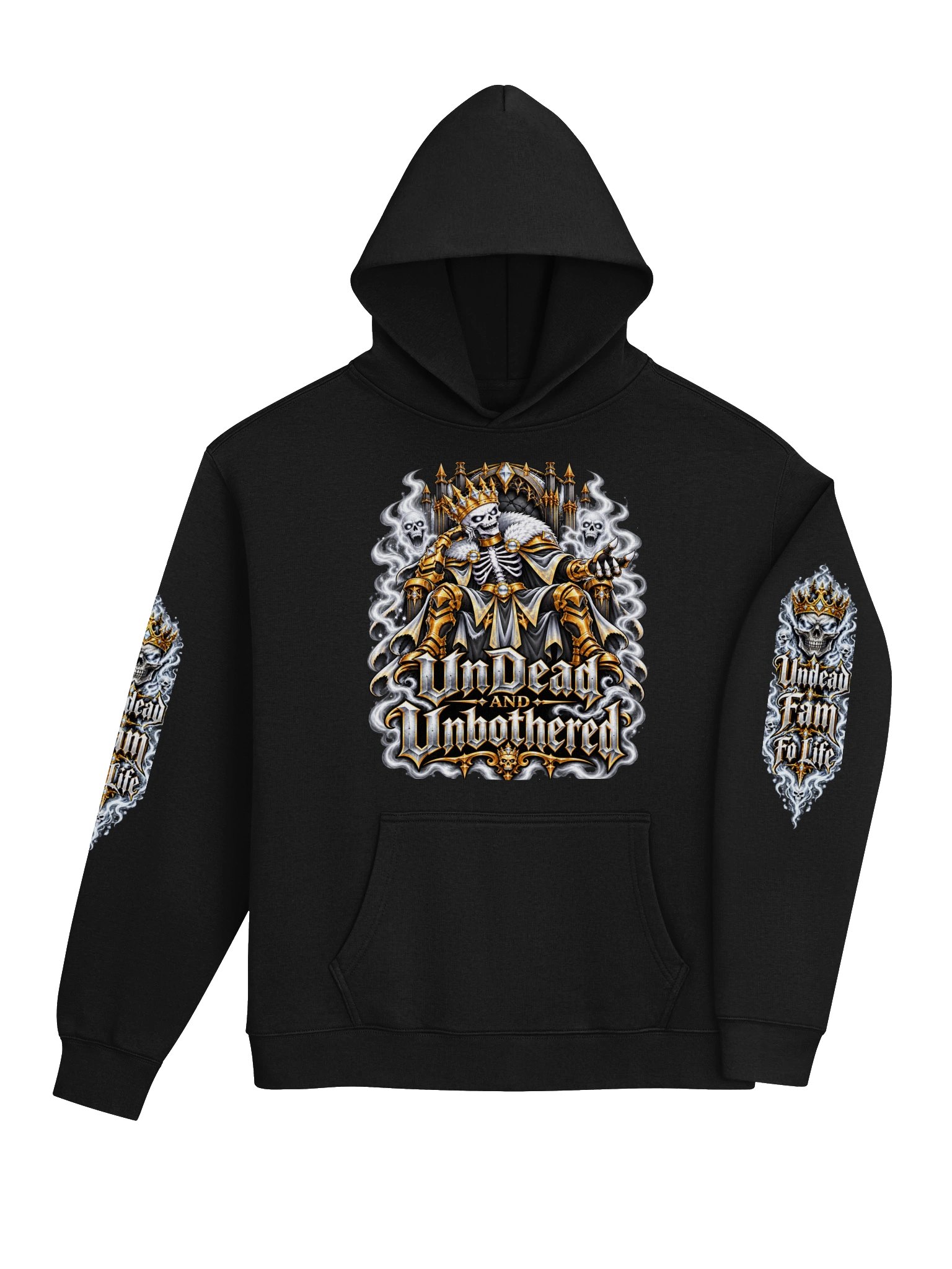 Undead and Unbothered Hoodie (White) product image (4)