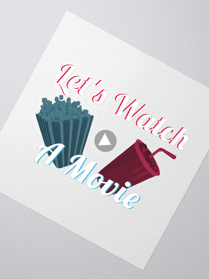 Let's Watch A Movie - Sticker product image (2)