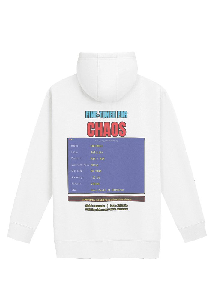 Fine-Tuned for Chaos Premium Streetwear Hoodie product image (6)