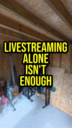 Livestreaming is amazing for connection.

But discoverable content matters too.

Shorts, videos and posts can keep working fo...