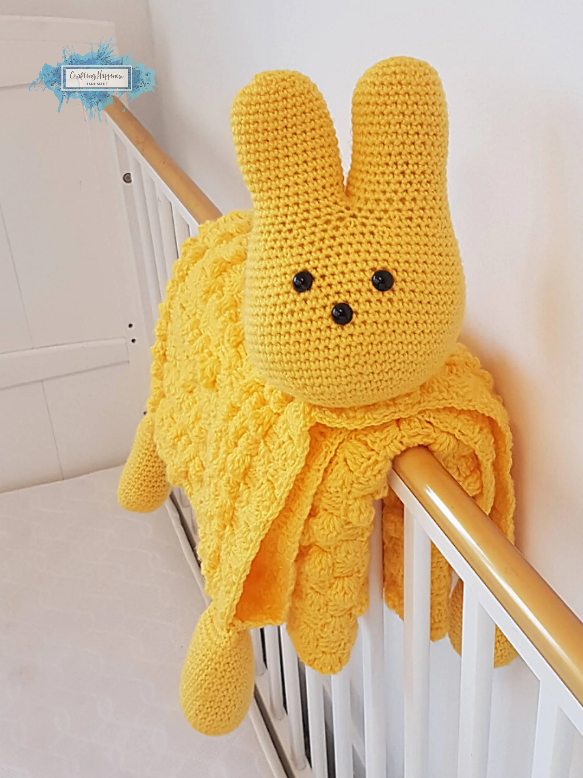 Crochet Easter Bunny Baby Blanket Pattern | C2C Amigurumi Toy (PDF Pattern) product image (4)