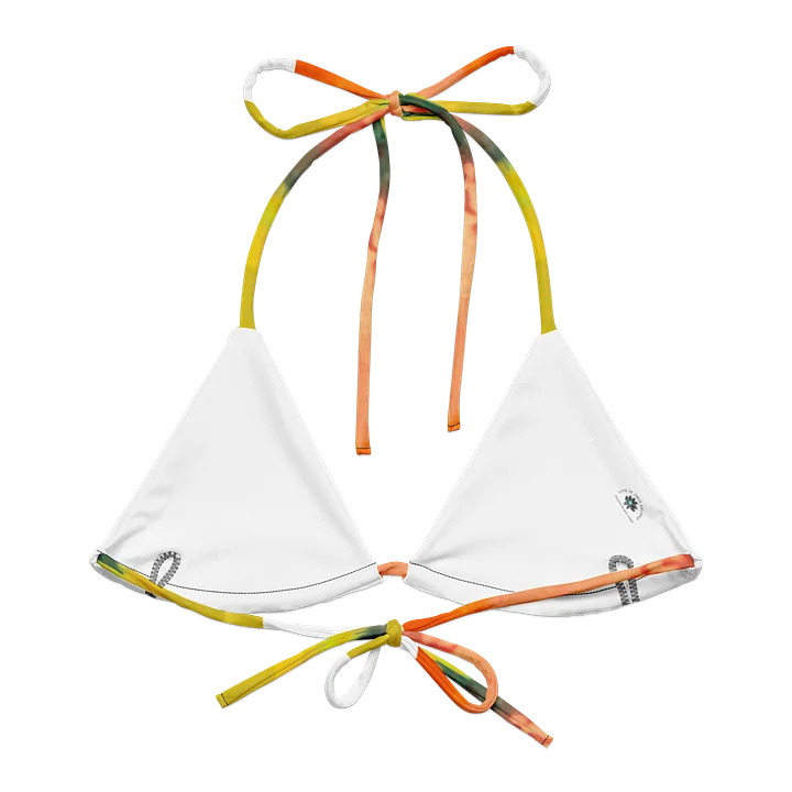 Painterly Rose String Bikini Top product image (2)