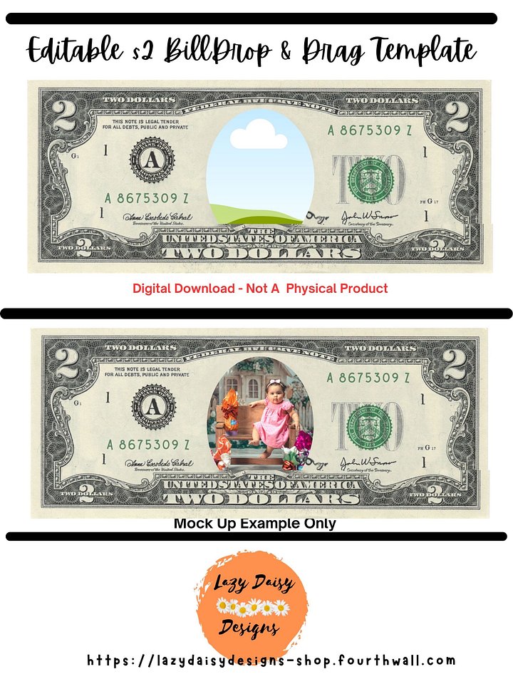 The Editable $2 Bill Template product image (1)