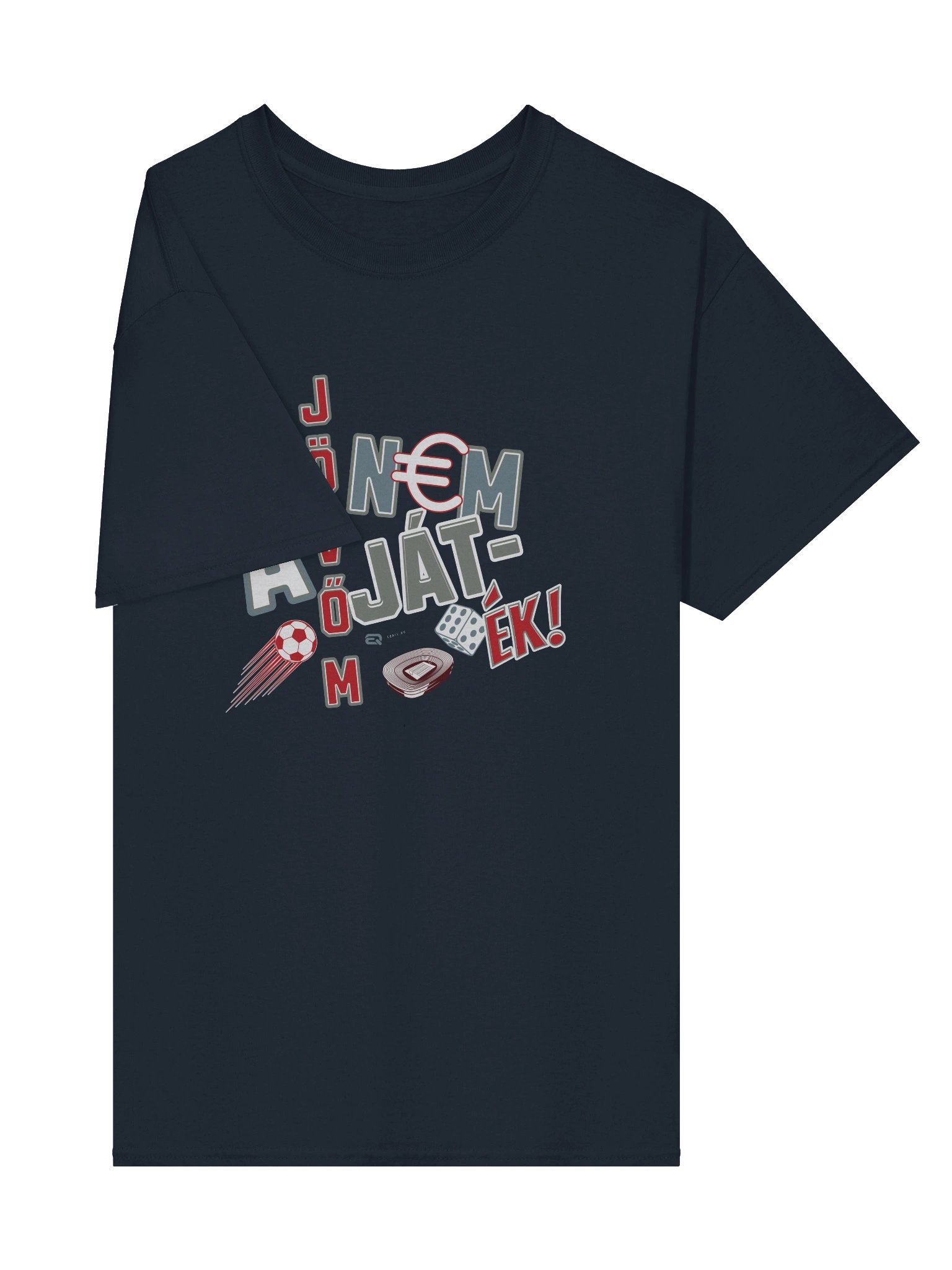 A jövőm nem játék! Unisex 100% Pamut Gildan Dizájn_EQALL.hu® Originals_Piros / Szürke product image (6)