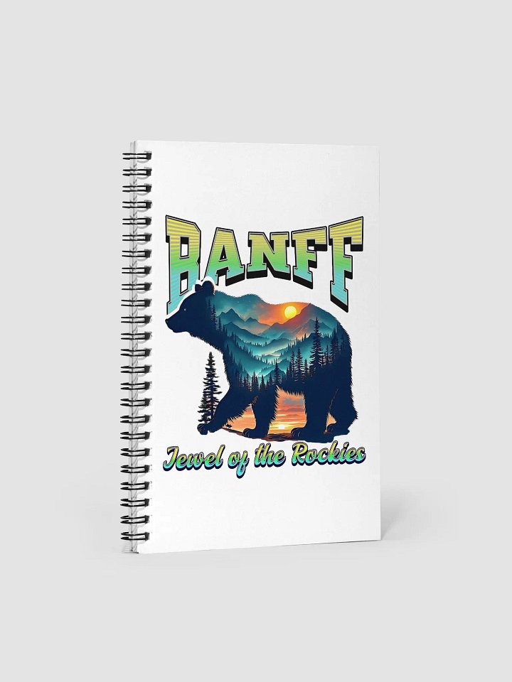 Banff Jewel Of The Rockies Bear Spiral Notebook product image (2)