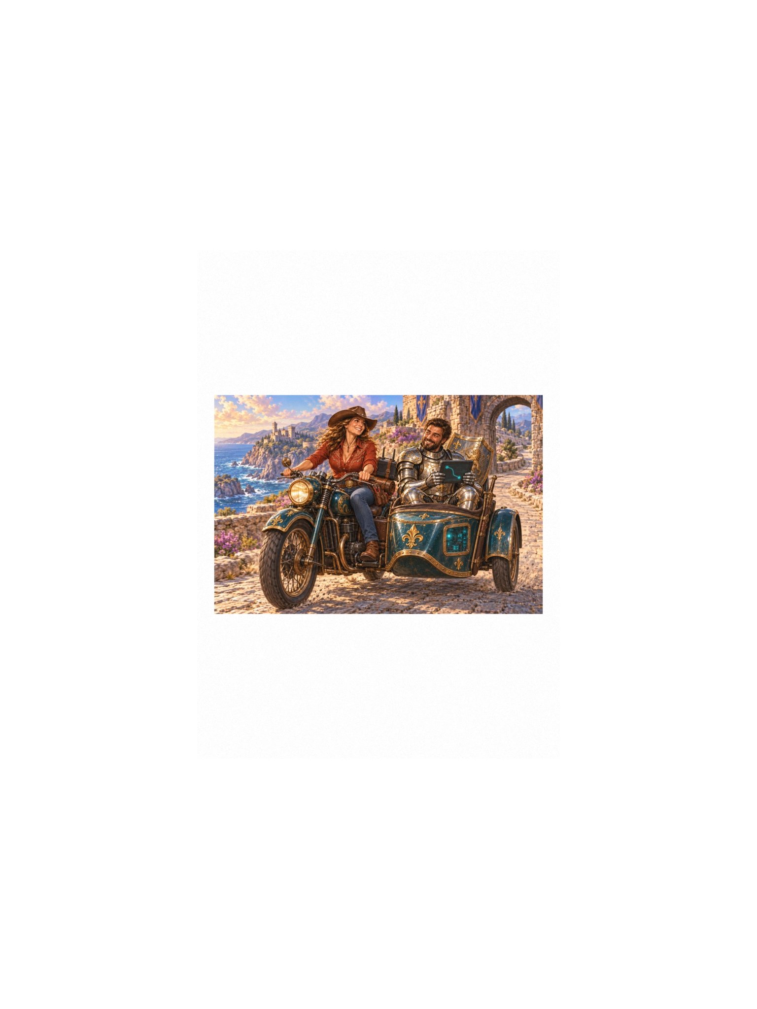 Route Optimization Small Art Print product image (1)